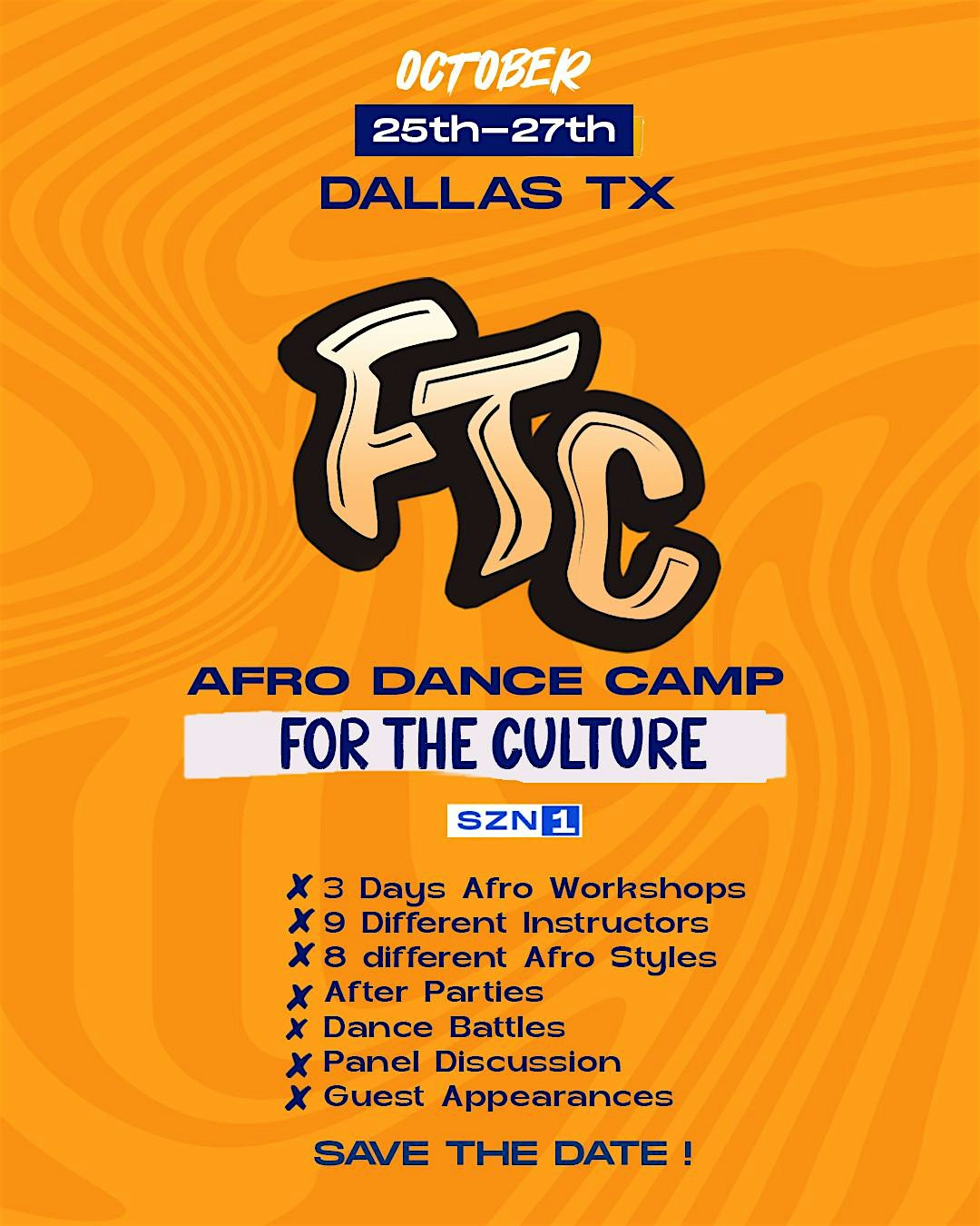 FTC AFRO DANCE CAMP – Irving, TX