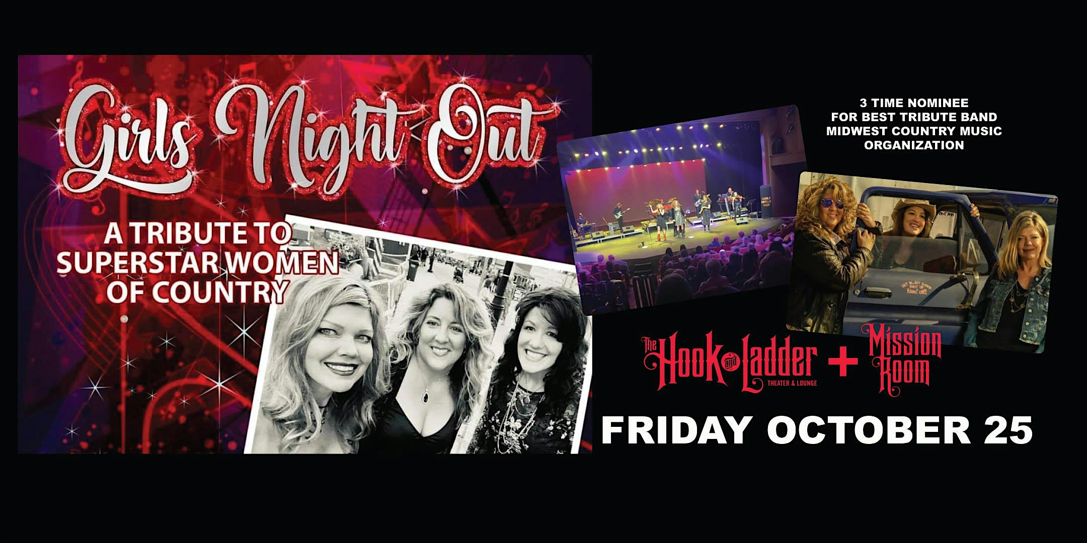 Girls Night Out – TRIBUTE TO SUPERSTAR WOMEN OF COUNTRY MUSIC – Minneapolis, MN