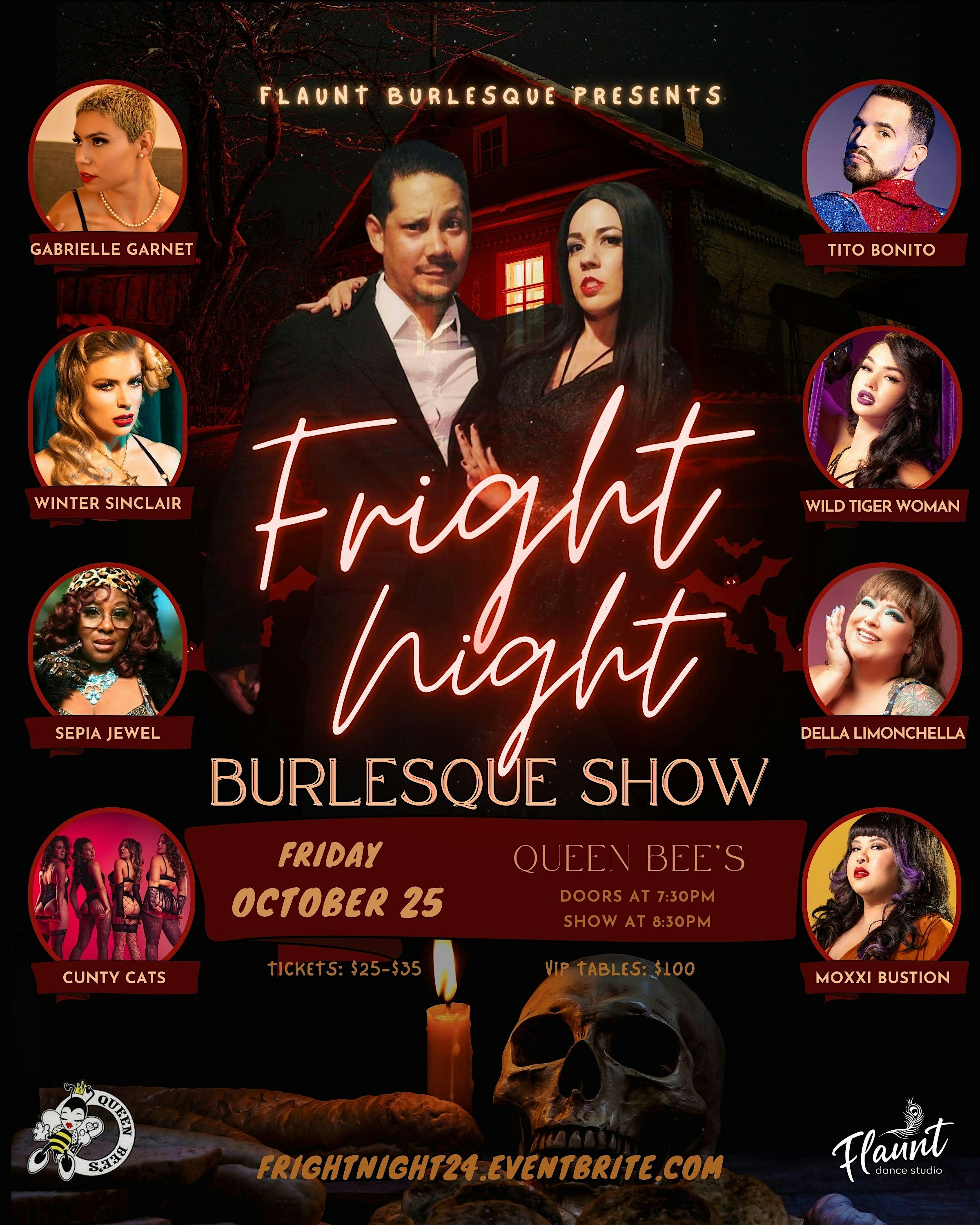 Flaunt Burlesque presents Fright Night Burlesque Show – San Diego, CA