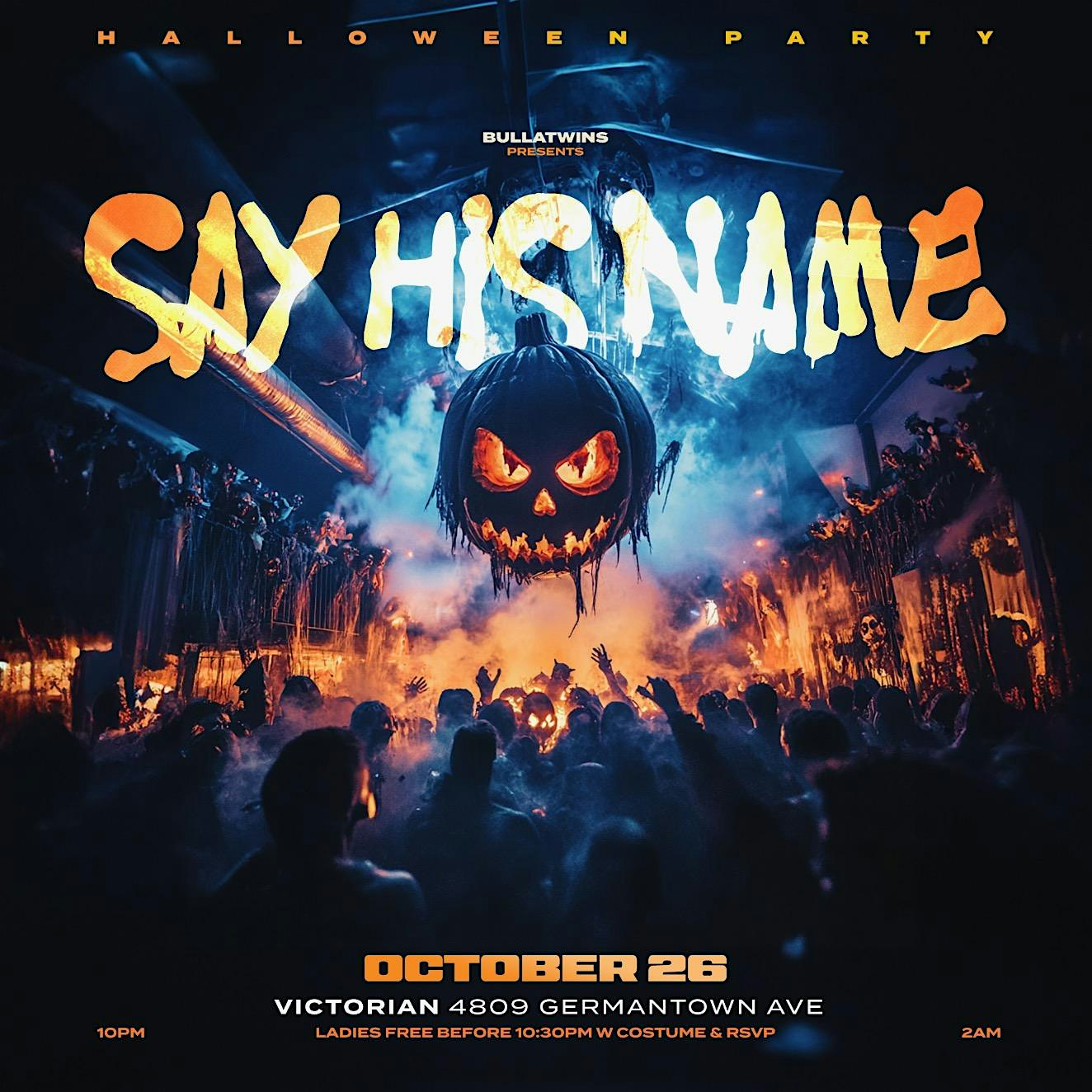 Say His Name Halloween Party – Philadelphia, PA