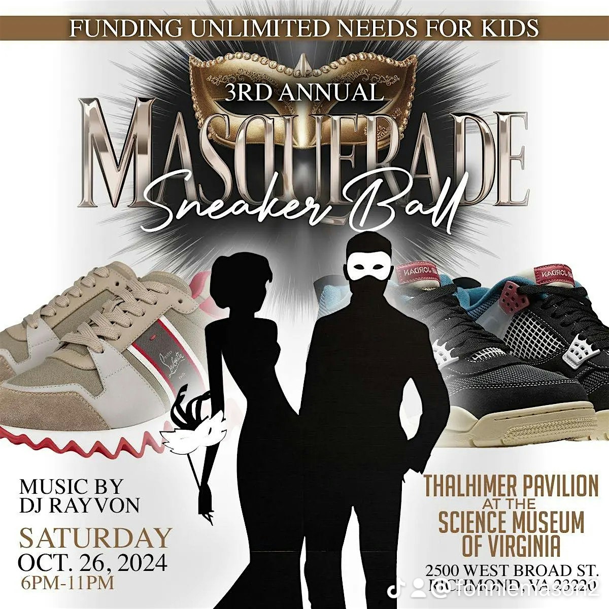 3rd Annual Masquerade & Sneaker Ball – Richmond, VA