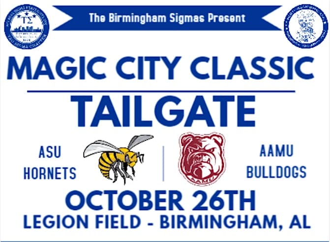 Tau Sigma Magic City Classic 2024 Tailgate – Birmingham, AL