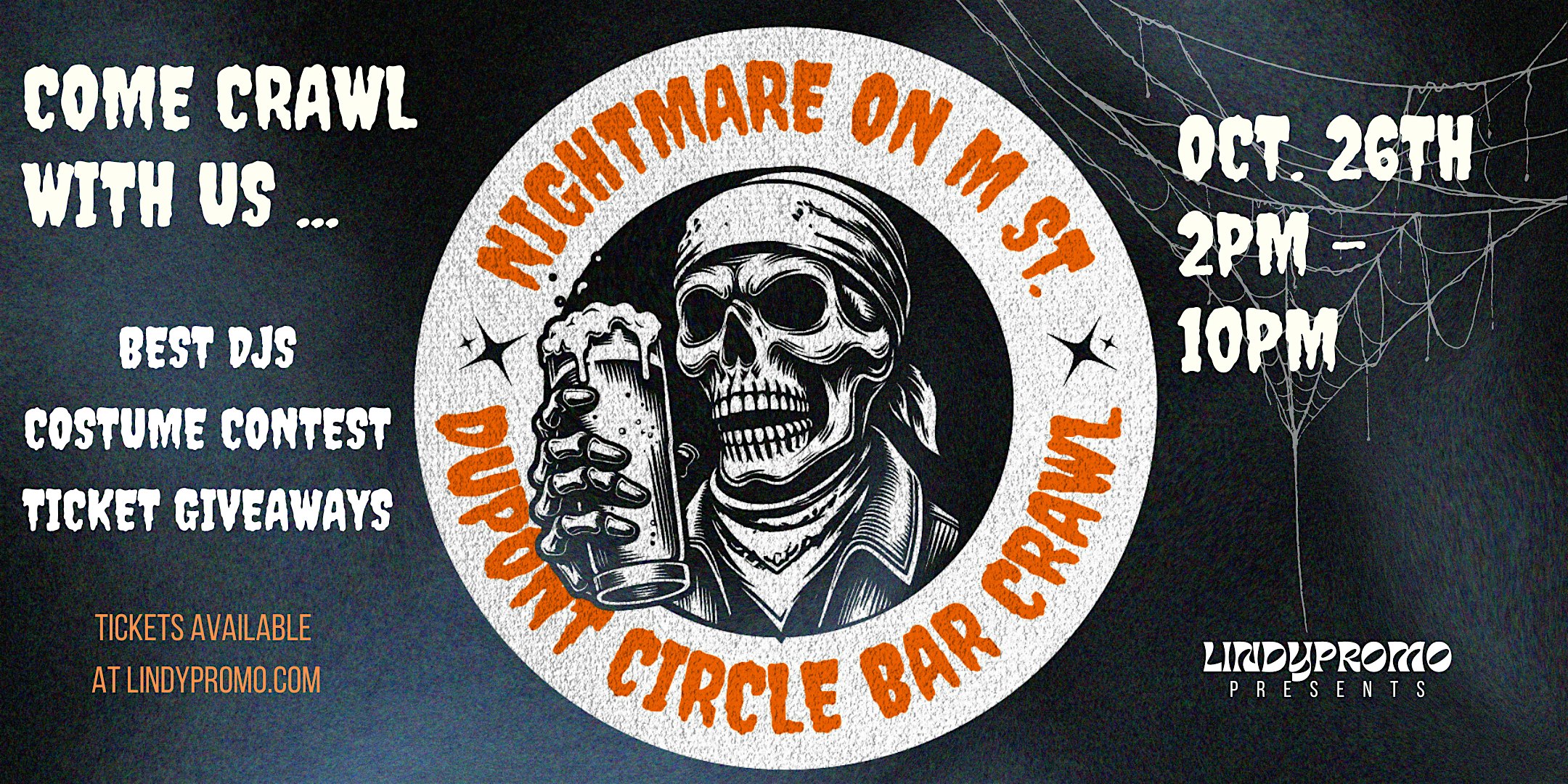 26th Annual Nightmare On M Street Halloween Bar Crawl – Washington, DC