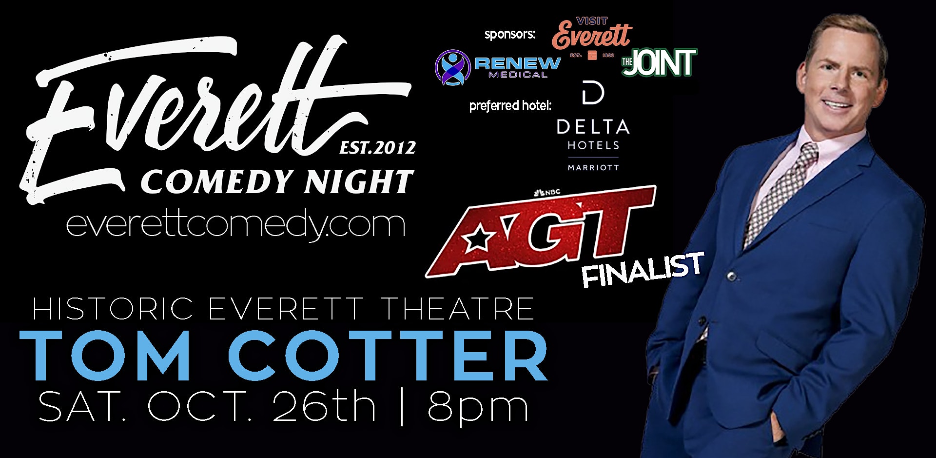 Tom Cotter in Everett! Premier Stand-Up Comedy! – Everett, WA