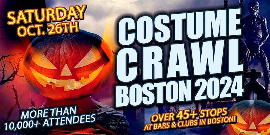 Costume Crawl Boston – Halloween 2024 Bar Crawl – Boston, MA