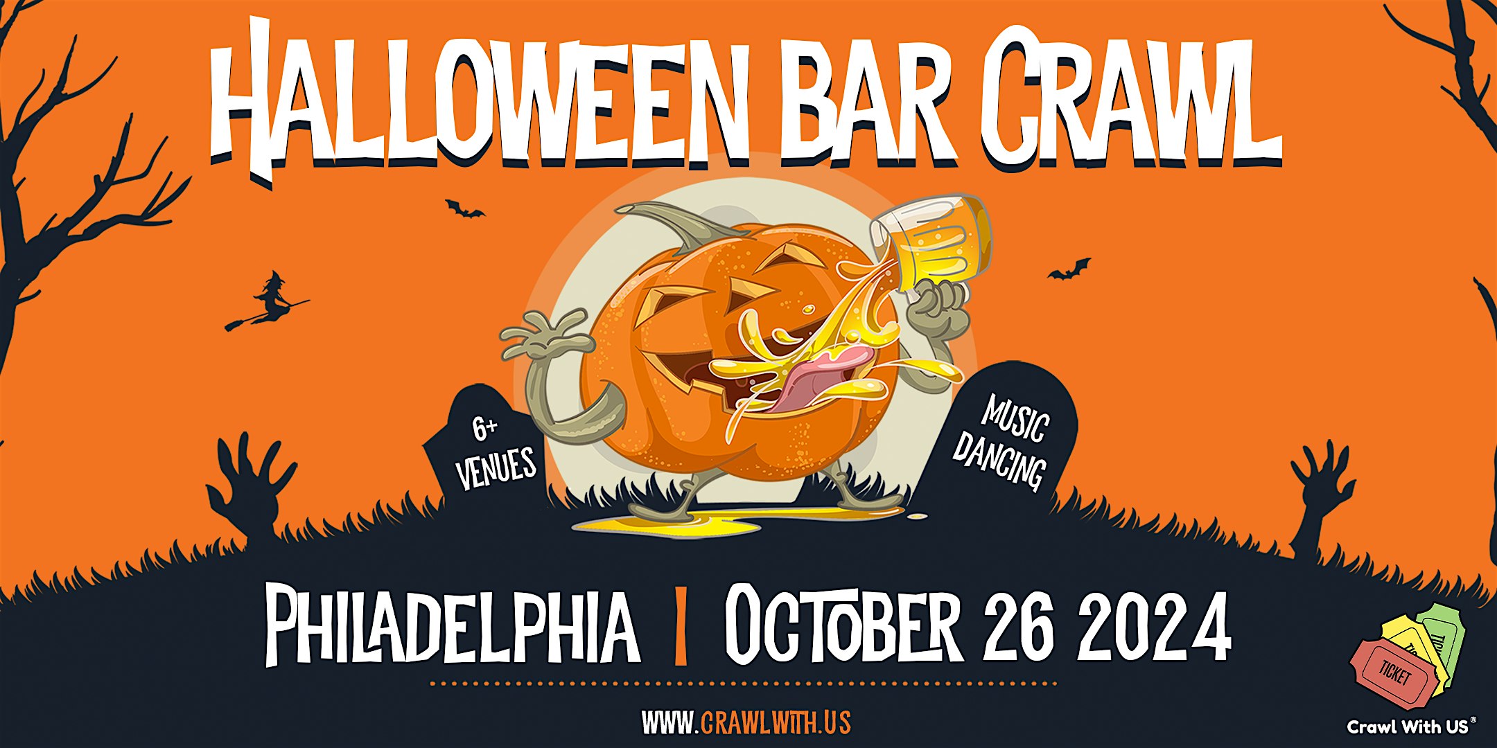 The Official Halloween Bar Crawl – Philadelphia – 7th Annual – Philadelphia, PA