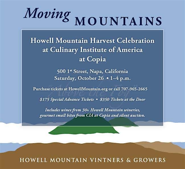 Howell Mountain Harvest Celebration 2024 – Napa, CA