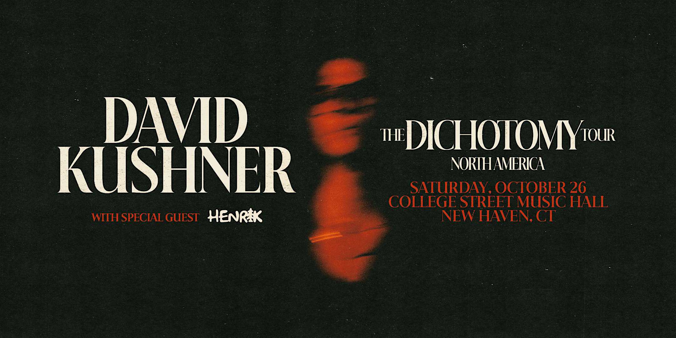 David Kushner – Dichotomy Tour – New Haven, CT