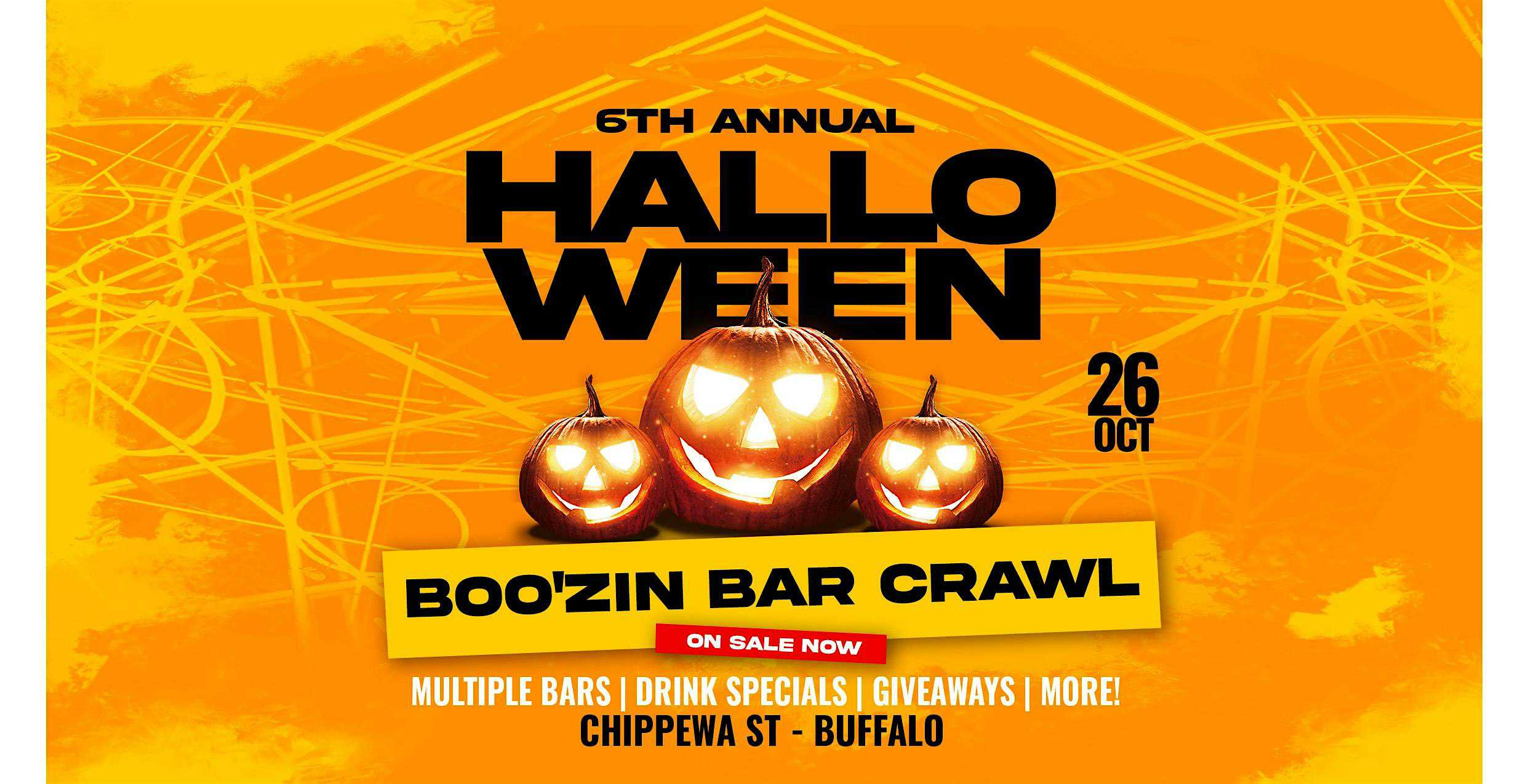 6th Annual Halloween Boo’zin Bar Crawl – Buffalo, NY