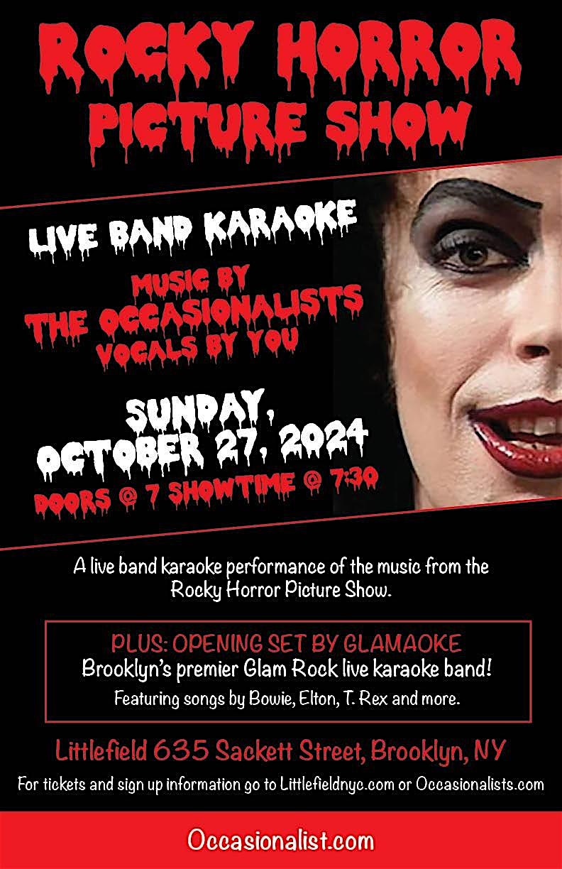 The 10th Rocky Horror Picture Show Live Band Karaoke Halloween Extravaganza – Brooklyn, NY