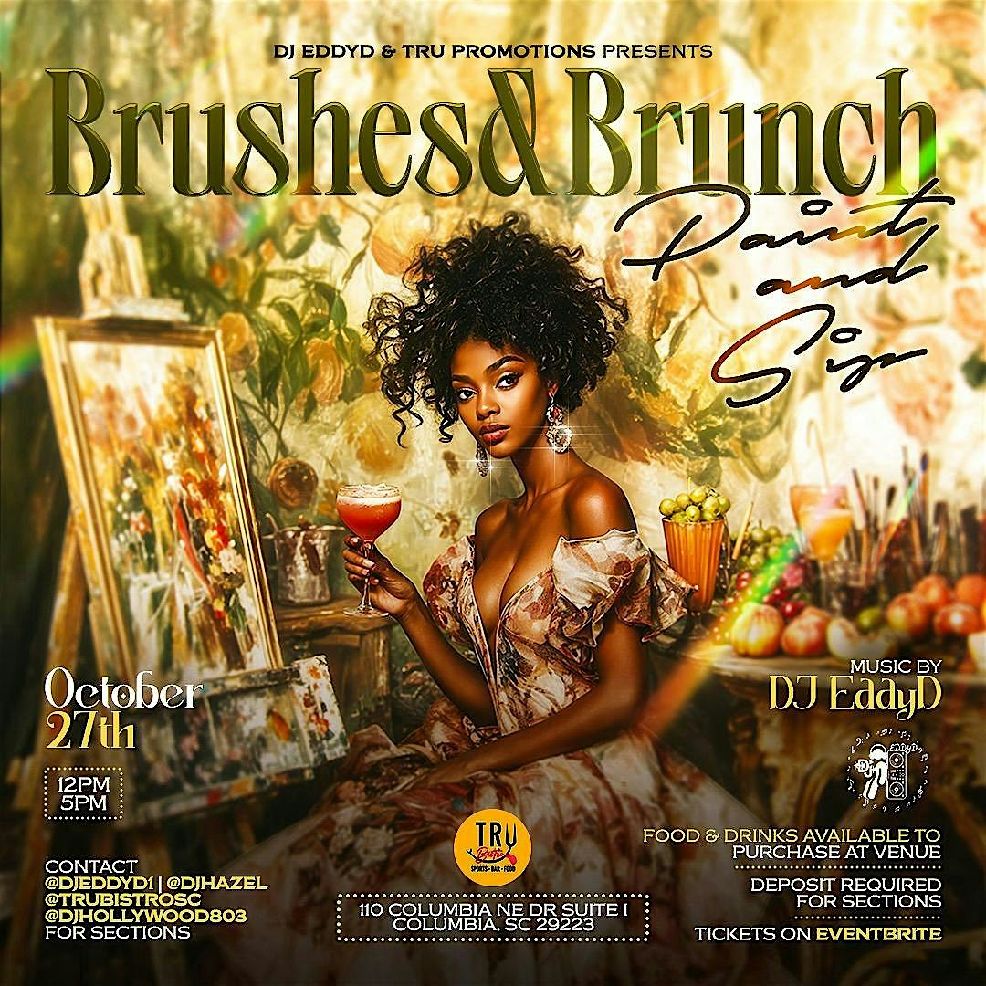 Brushes & Brunch: Sip, Paint, & Brunch – Columbia, SC