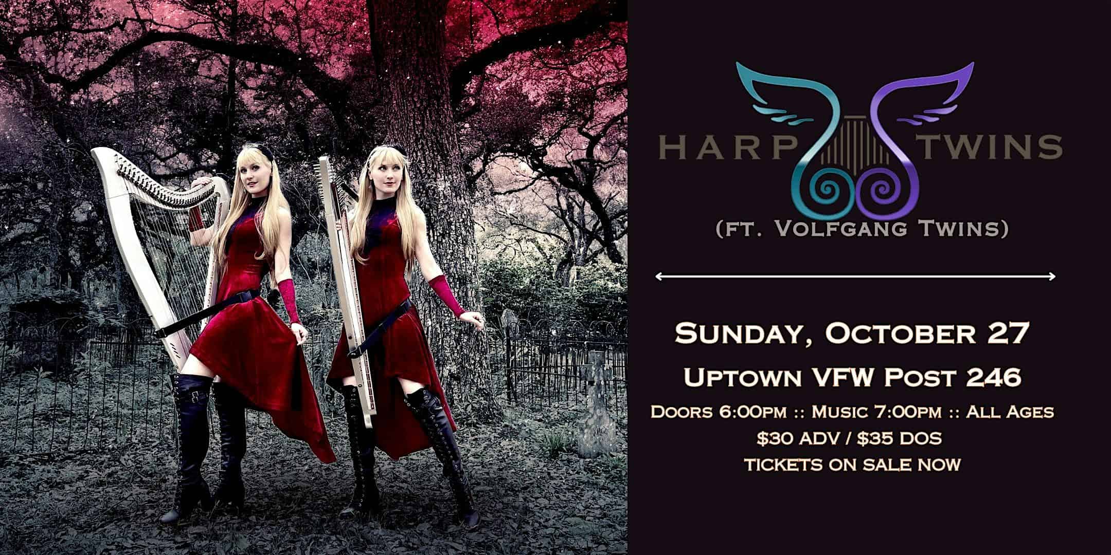 Harp Twins :: Rockin’ Halloween Concert – Minneapolis, MN