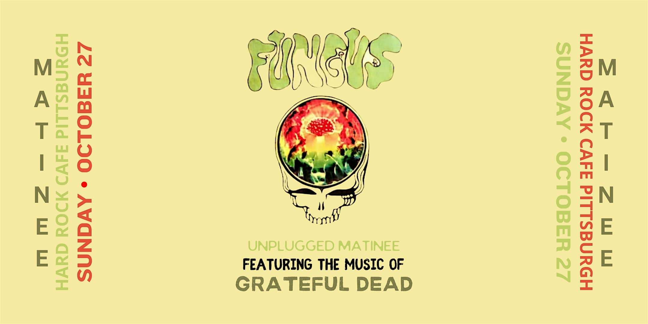 FUNGUS – Tribute to Grateful Dead – Unplugged Matinee – Pittsburgh, PA