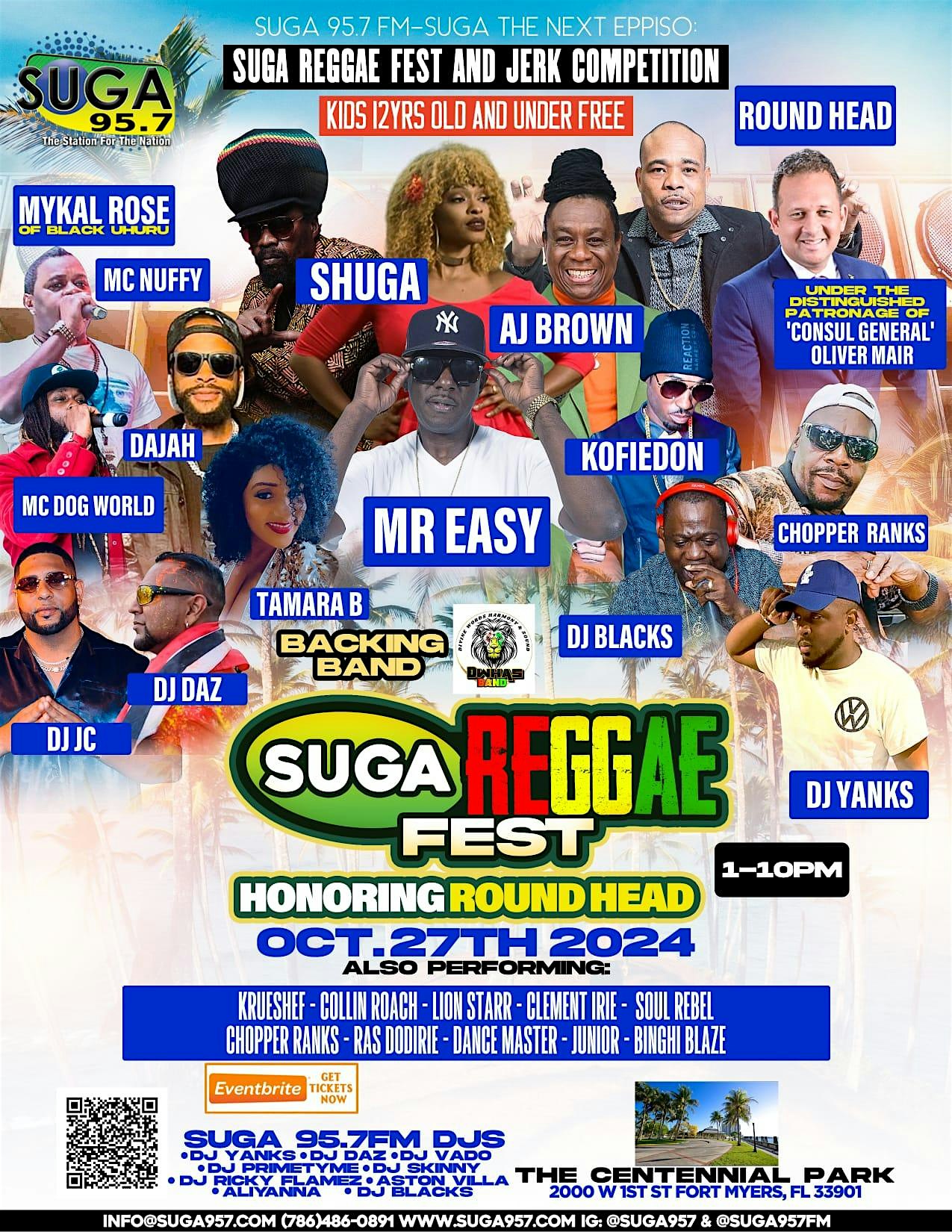 Suga Reggae Fest and Jerk Competition – Fort Myers, FL