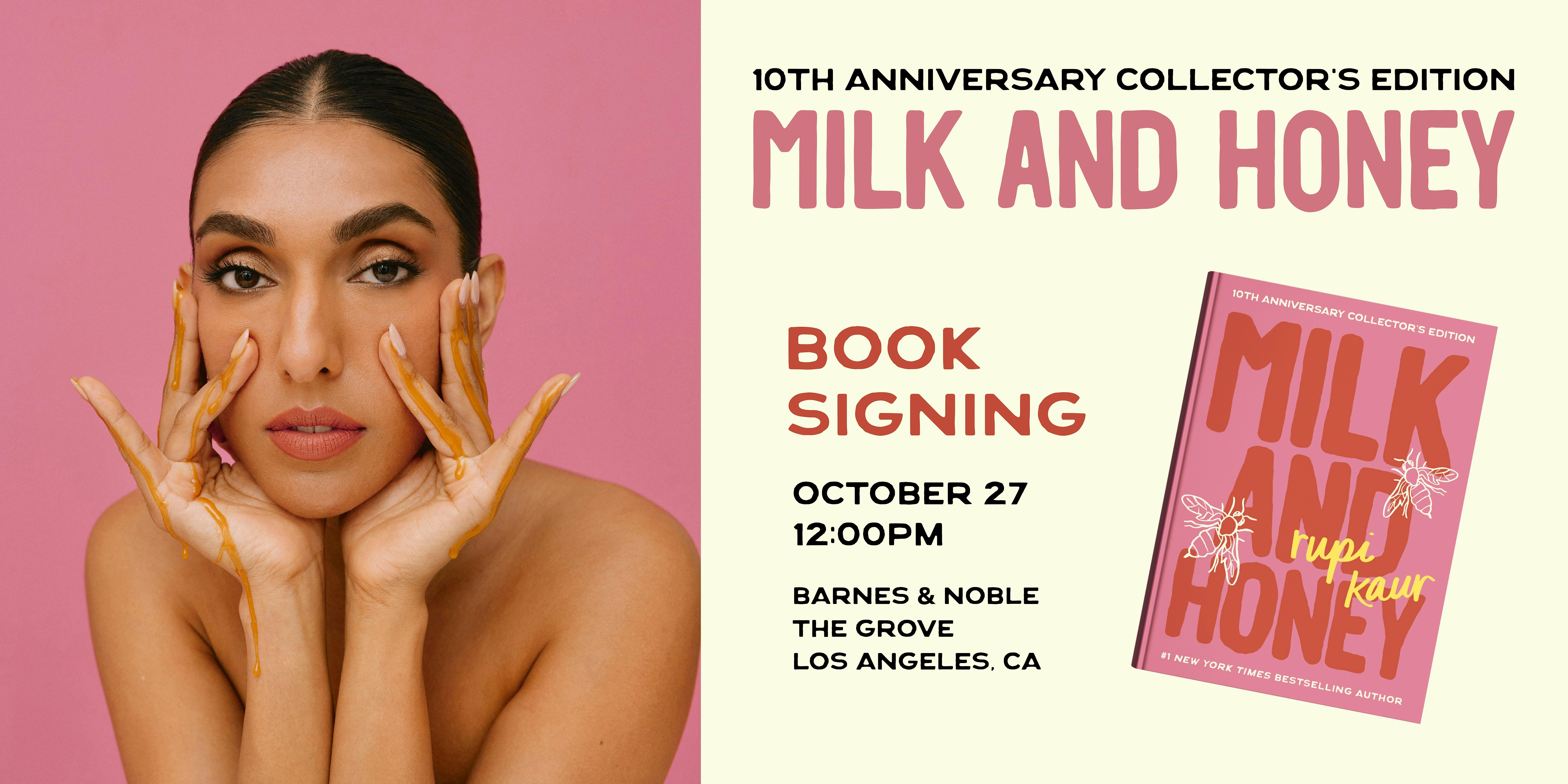 Rupi Kaur celebrates Milk and Honey: 10th Anniversary at B&N The Grove – Los Angeles, CA