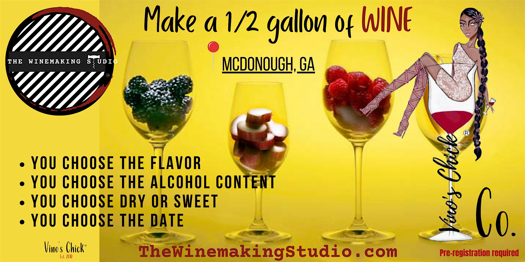 Make 1/2 Gallon of Wine (McDONOUGH) – McDonough, GA