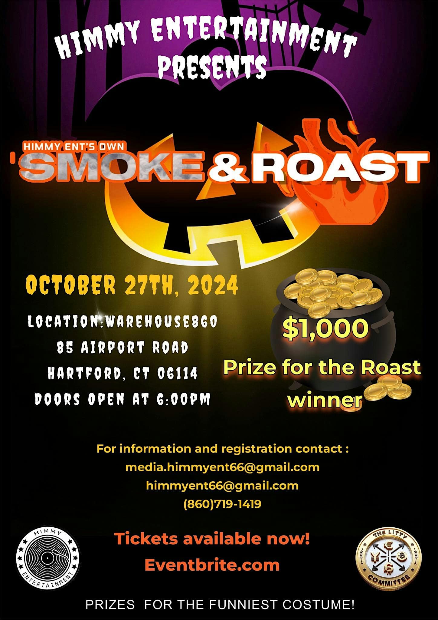 Himmy Entertainment Presents: Smoke & Roast – Hartford, CT