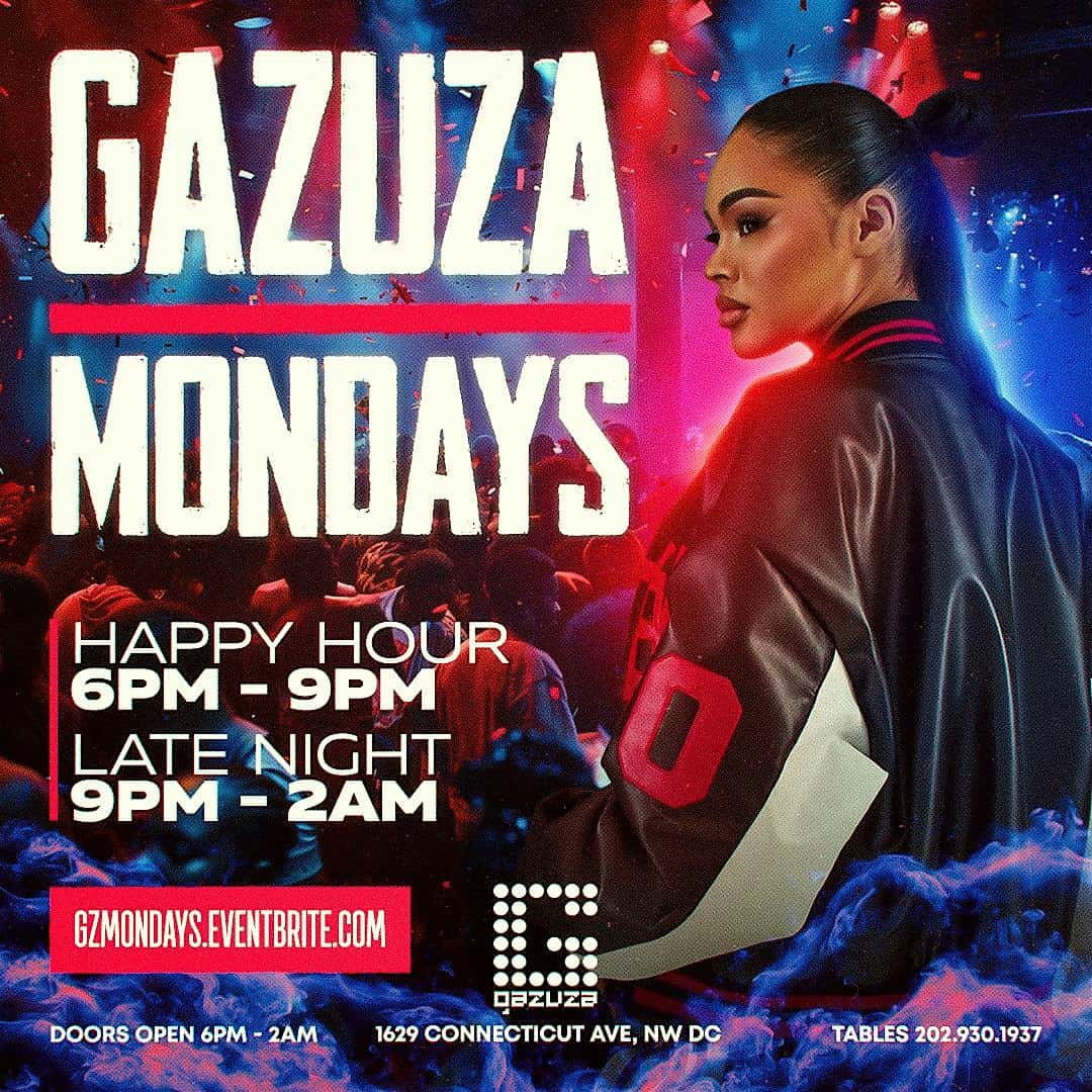 Gazuza Mondays: Hip-Hop, Afrobeats, R&B Happy Hour! – Washington, DC