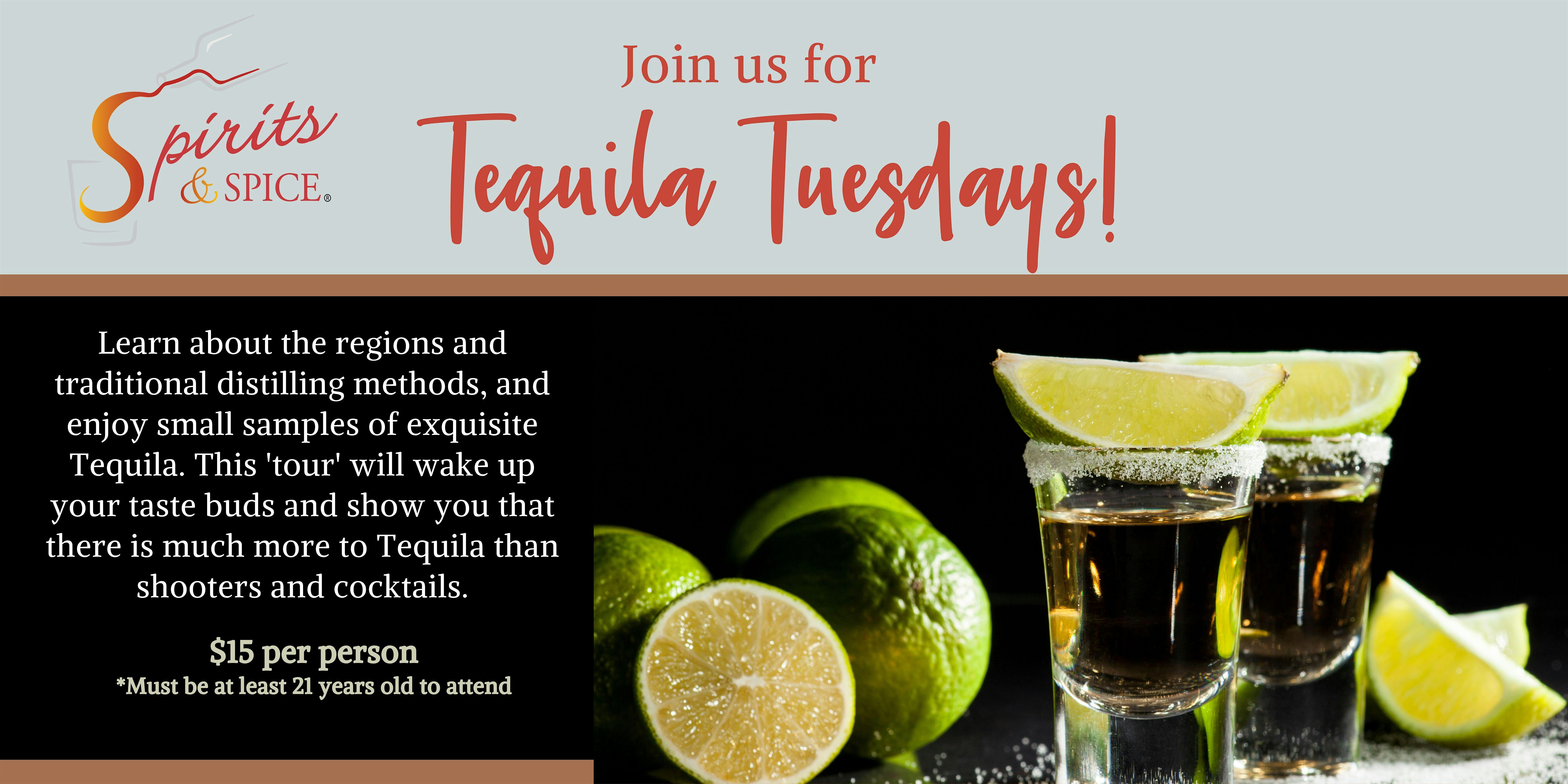 Spirits & Spice D.C. Tequila Tuesdays – Washington, DC