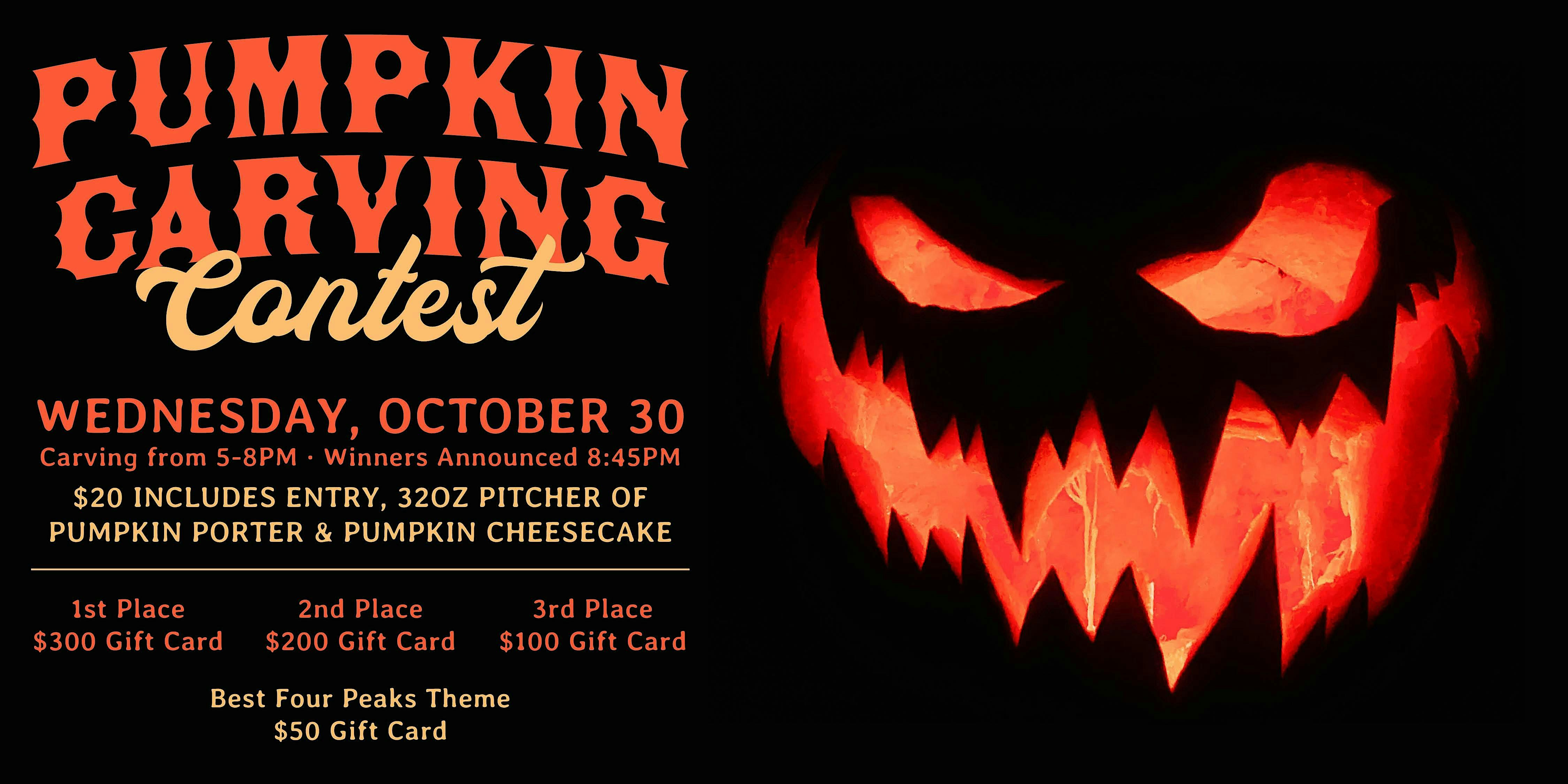 Four Peaks Pumpkin Carving – Tempe, AZ