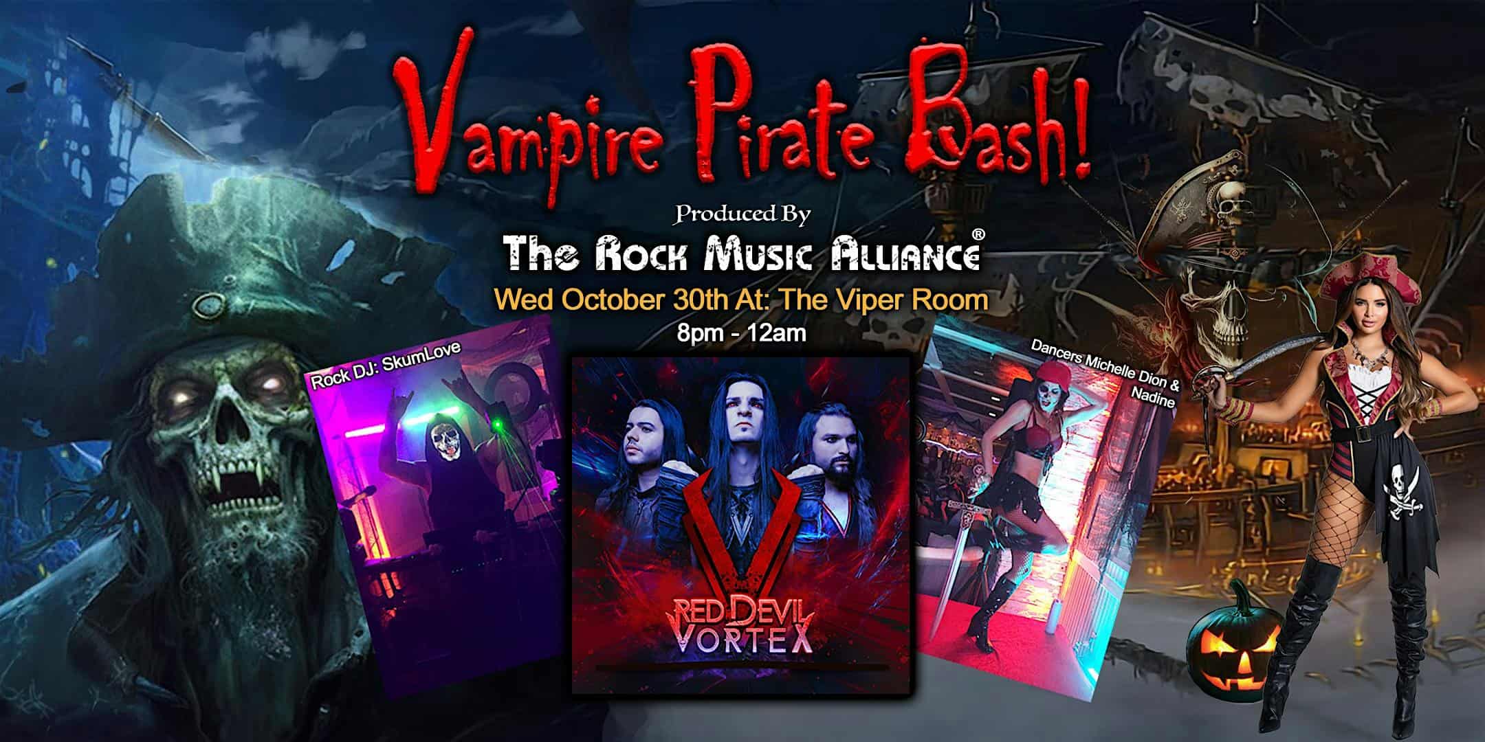 Vampire Pirate Bash! Halloween Party Event By Rock Music Alliance – West Hollywood, CA