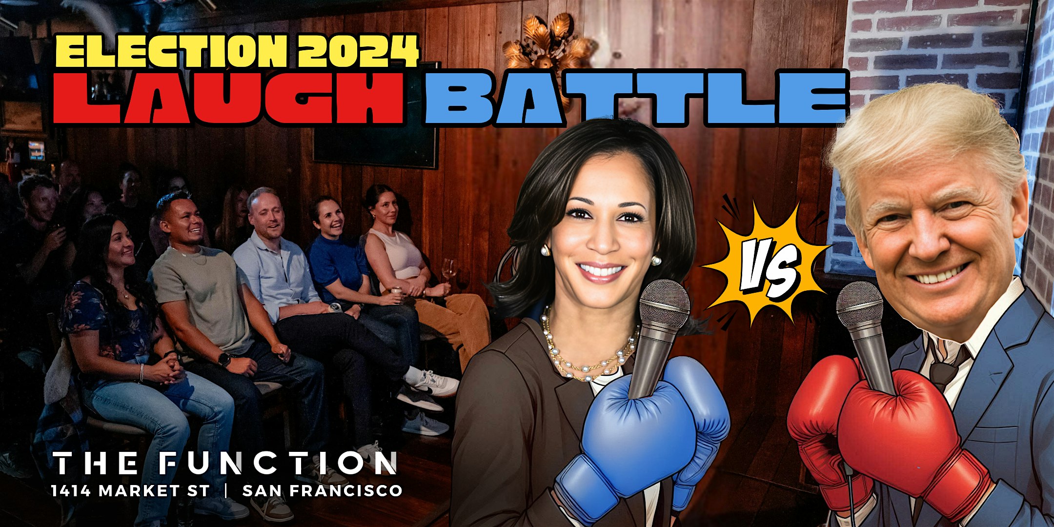 Kamala vs. Trump: Election Laugh Battle 2024 – San Francisco, CA