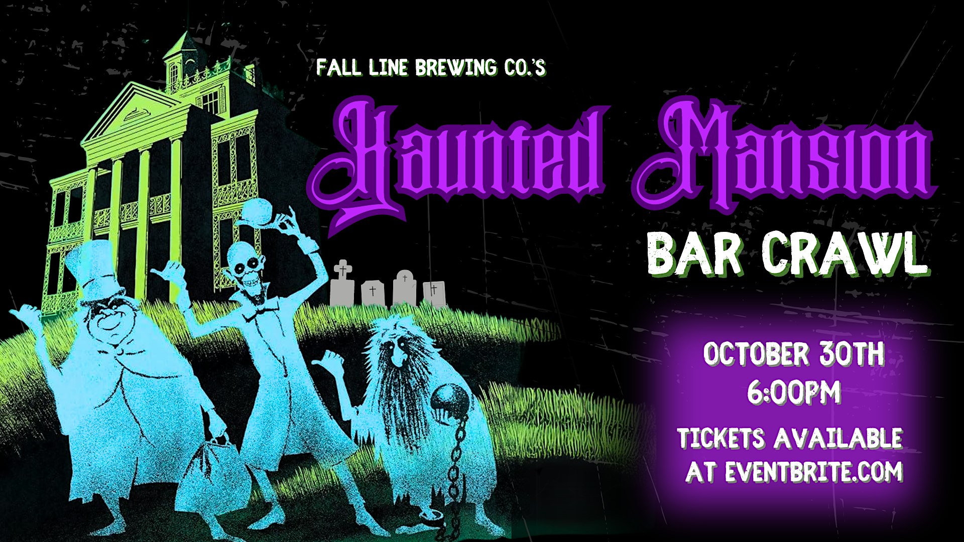 Haunted Mansion Bar Crawl – Macon, GA