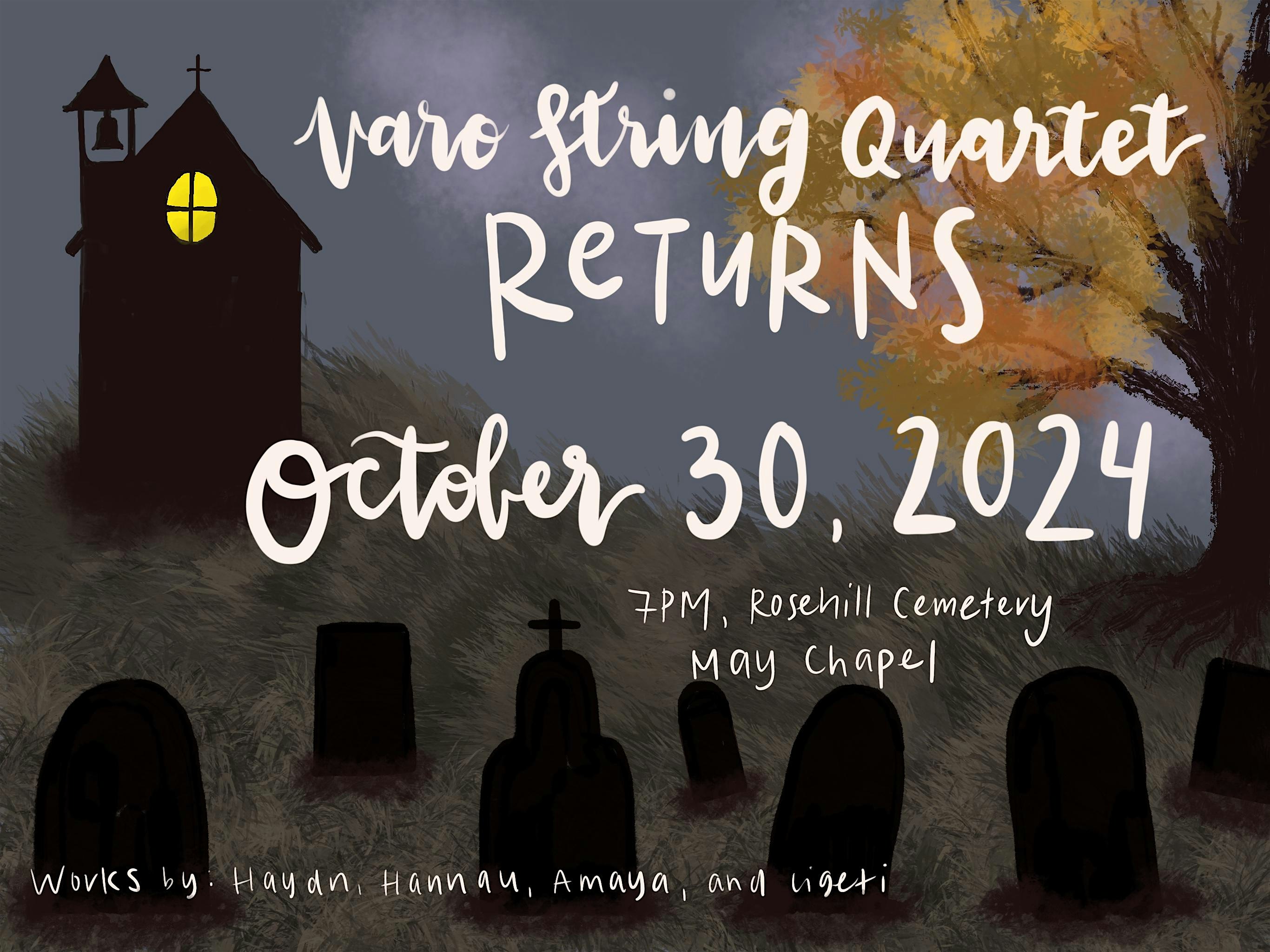 Varo String Quartet Returns to Rosehill Cemetery – Chicago, IL