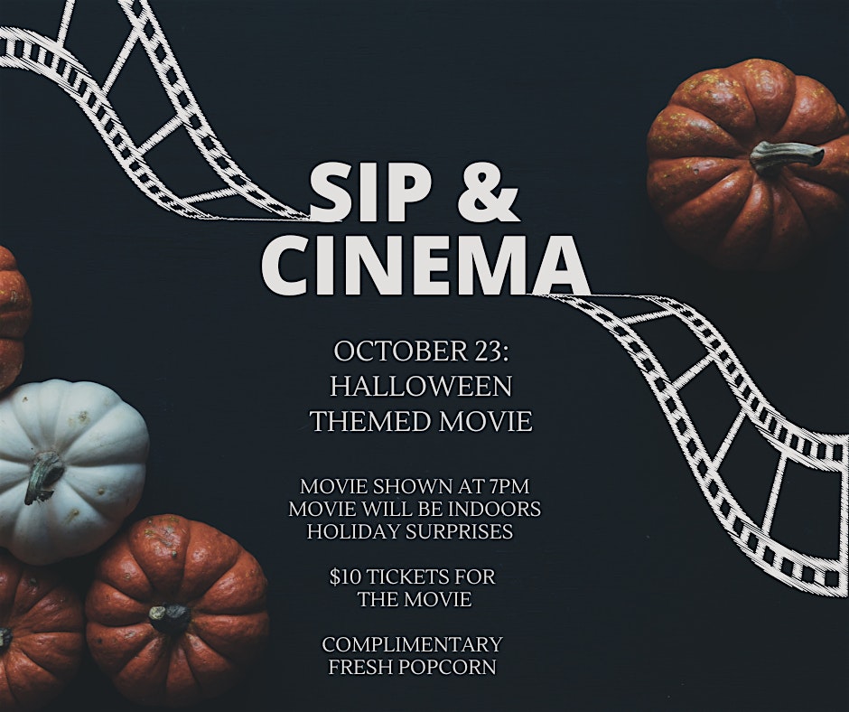 Sip and Cinema – Halloween Edition Part 2 – Adults Only! – Chagrin Falls, OH