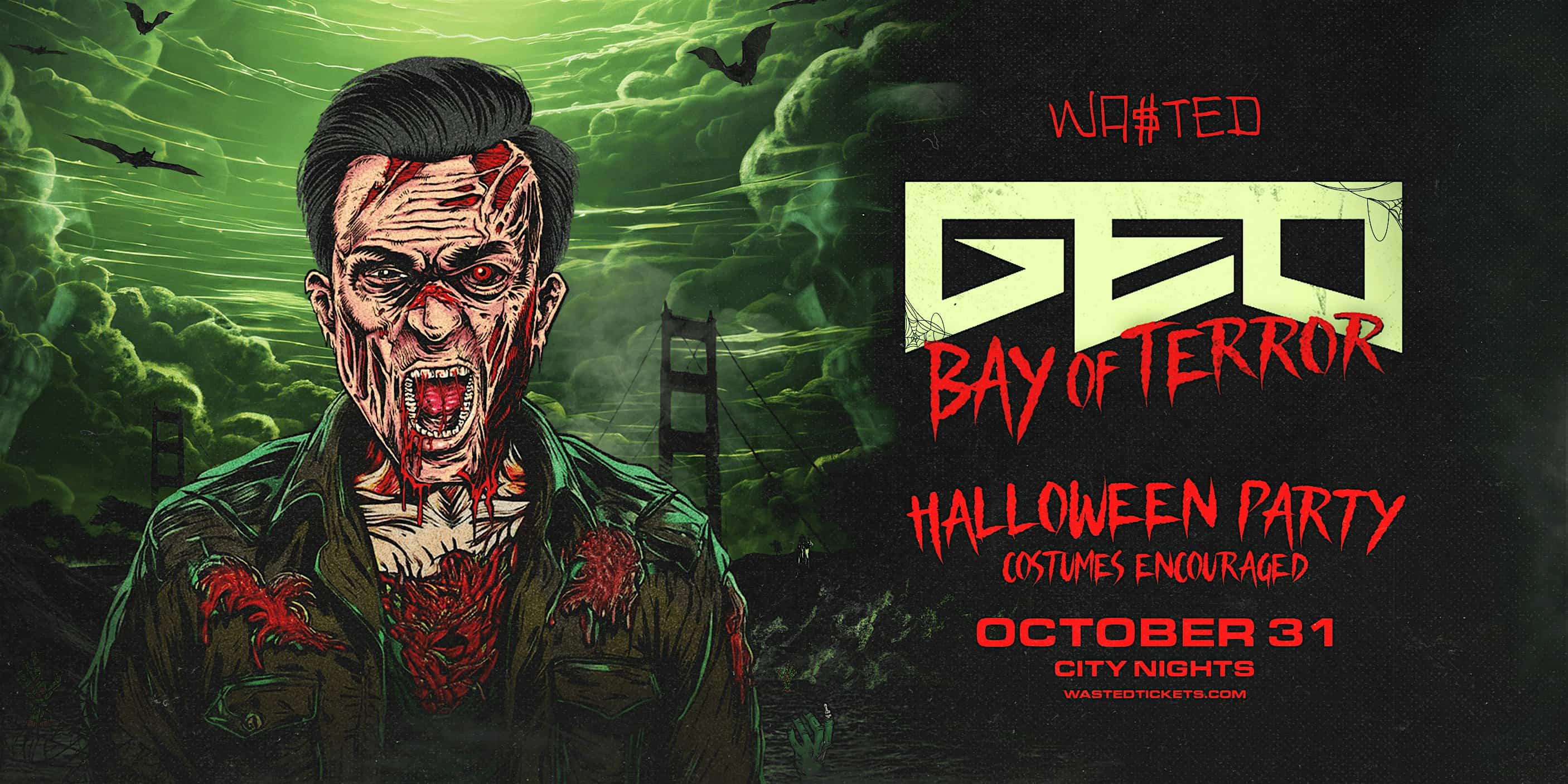 San Francisco: HALLOWEEN w/ GEO – Bay of Terror @ City Nights [18+] – San Francisco, CA