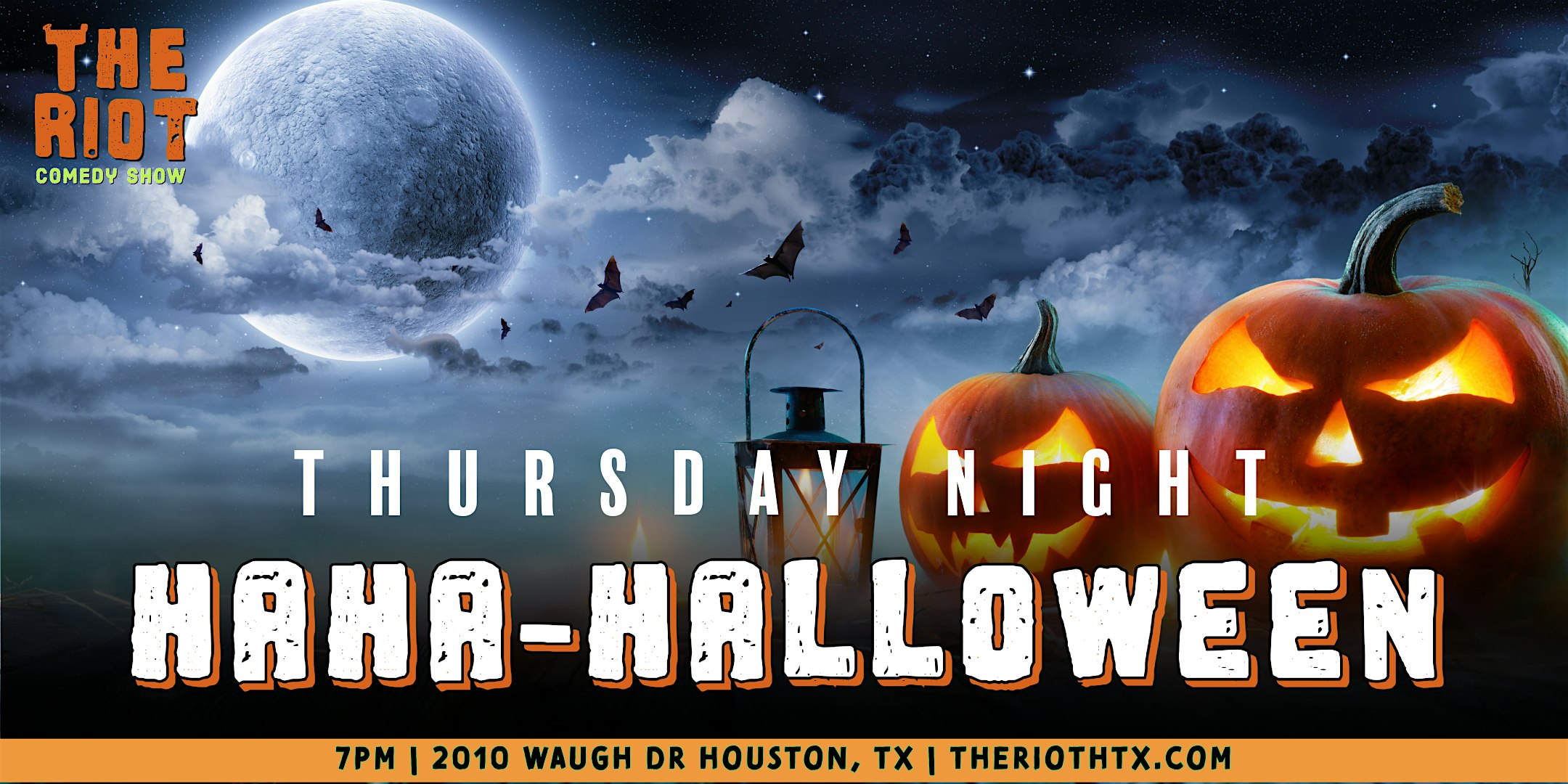 The Riot presents Thursday Night Standup Comedy Showcase on Halloween! – Houston, TX