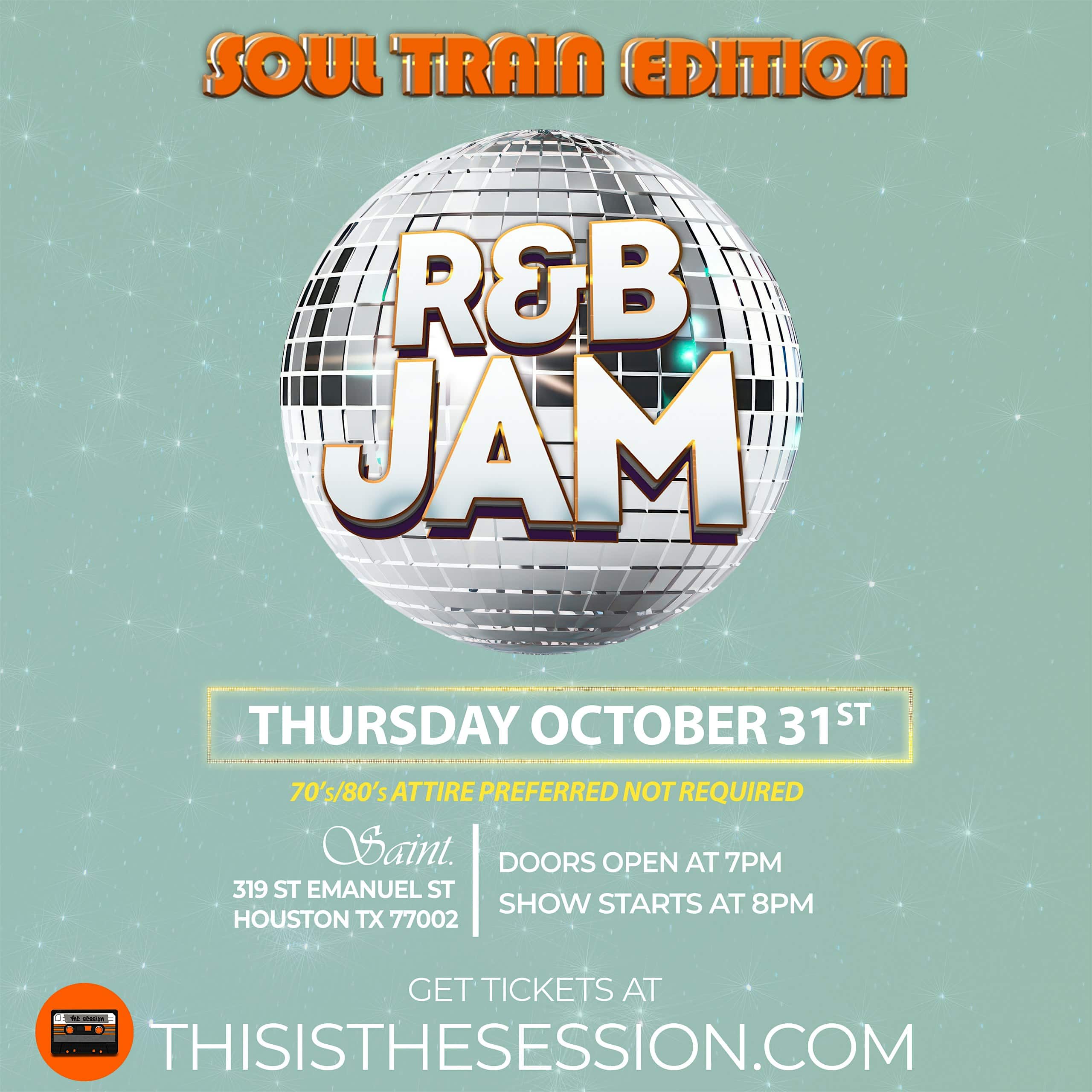 The Session R&B Jam October Soul Train Edition – Houston, TX