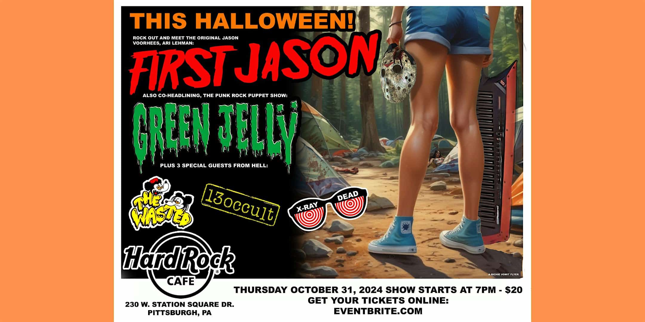 The Punk Rock Horror Show w/ Green Jelly & First Jason – Pittsburgh, PA