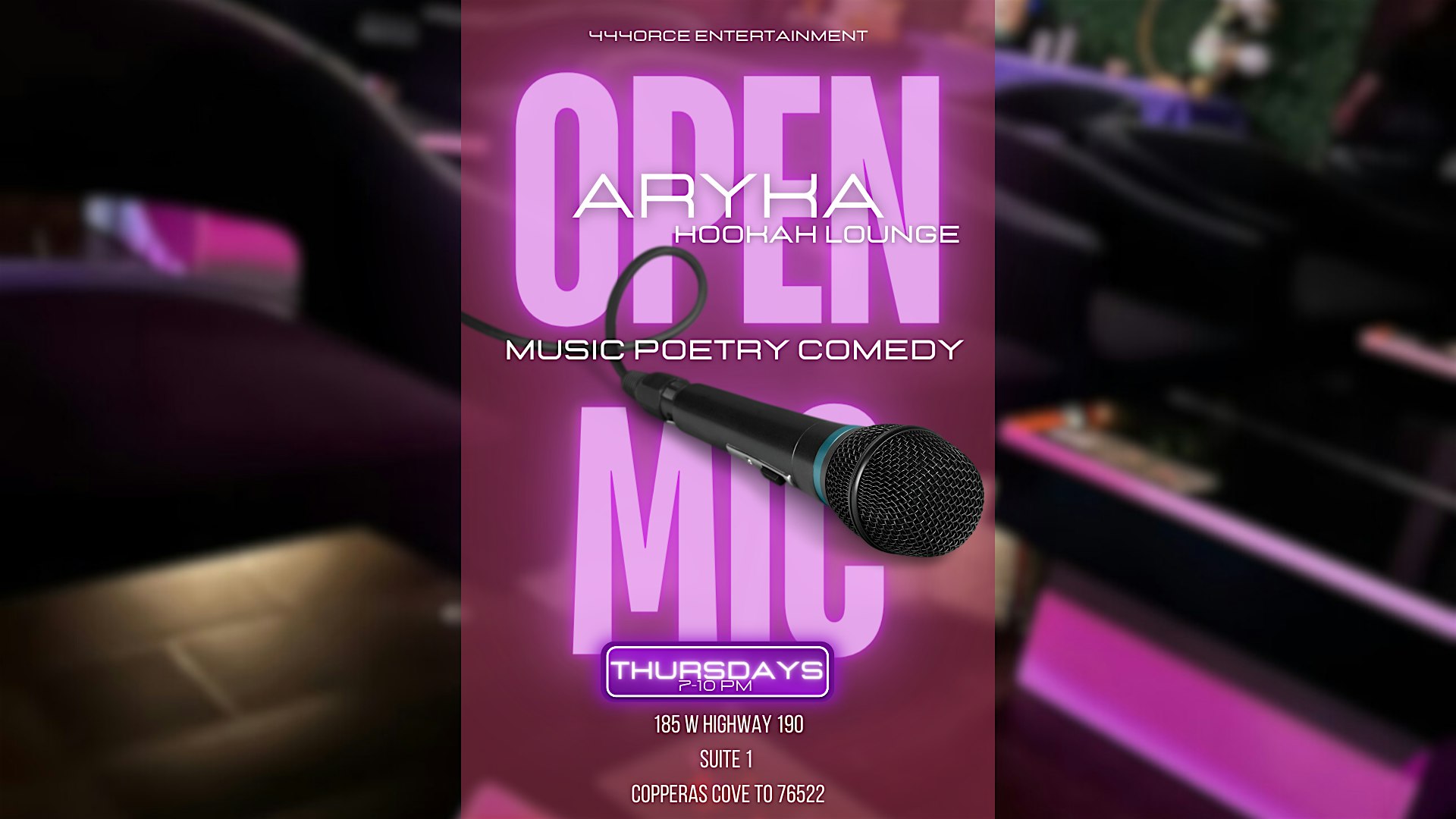 444orce Open Mic Night – Copperas Cove, TX