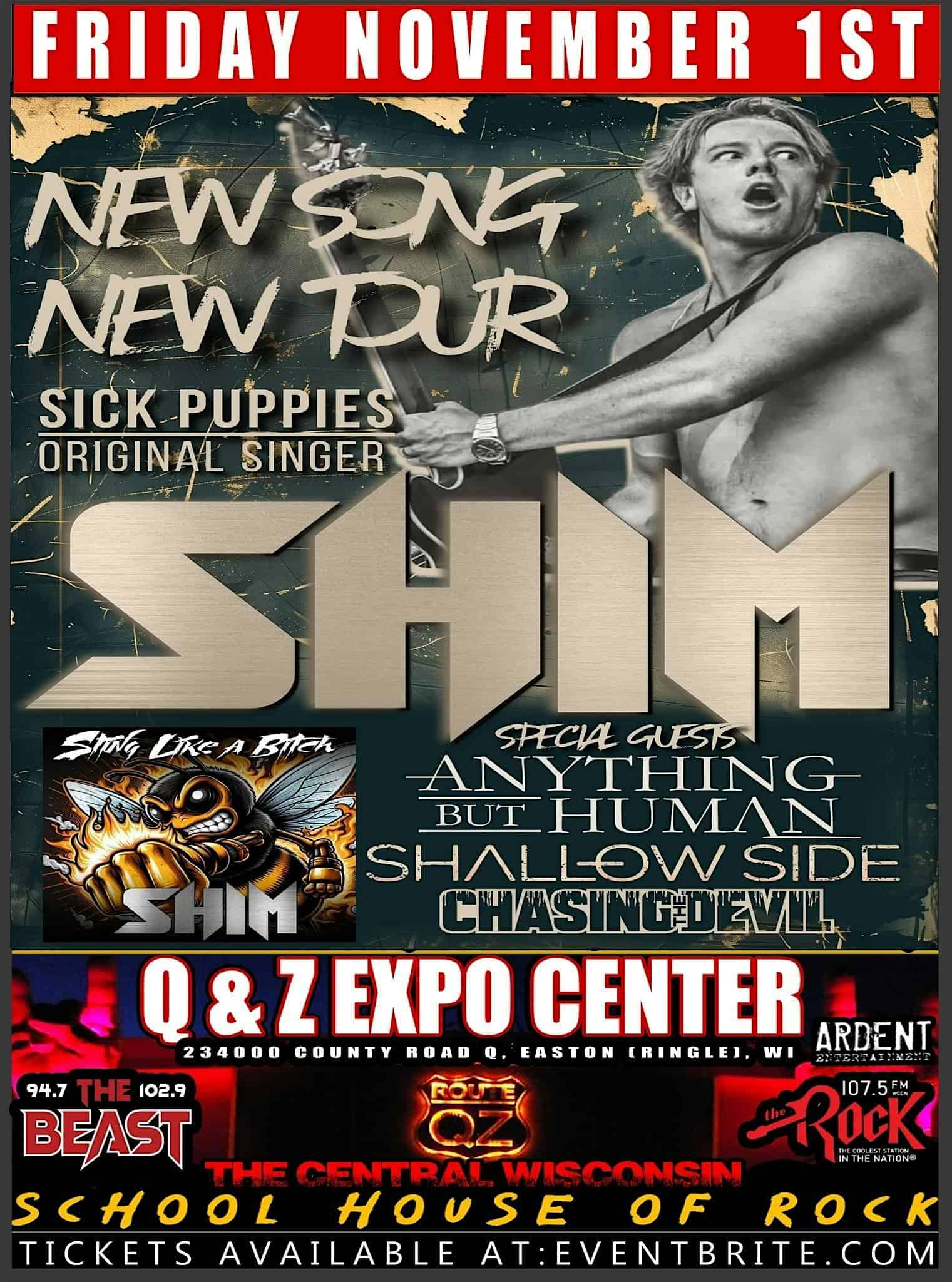 Shim – The Original Sick Puppies Singer – Ringle, WI