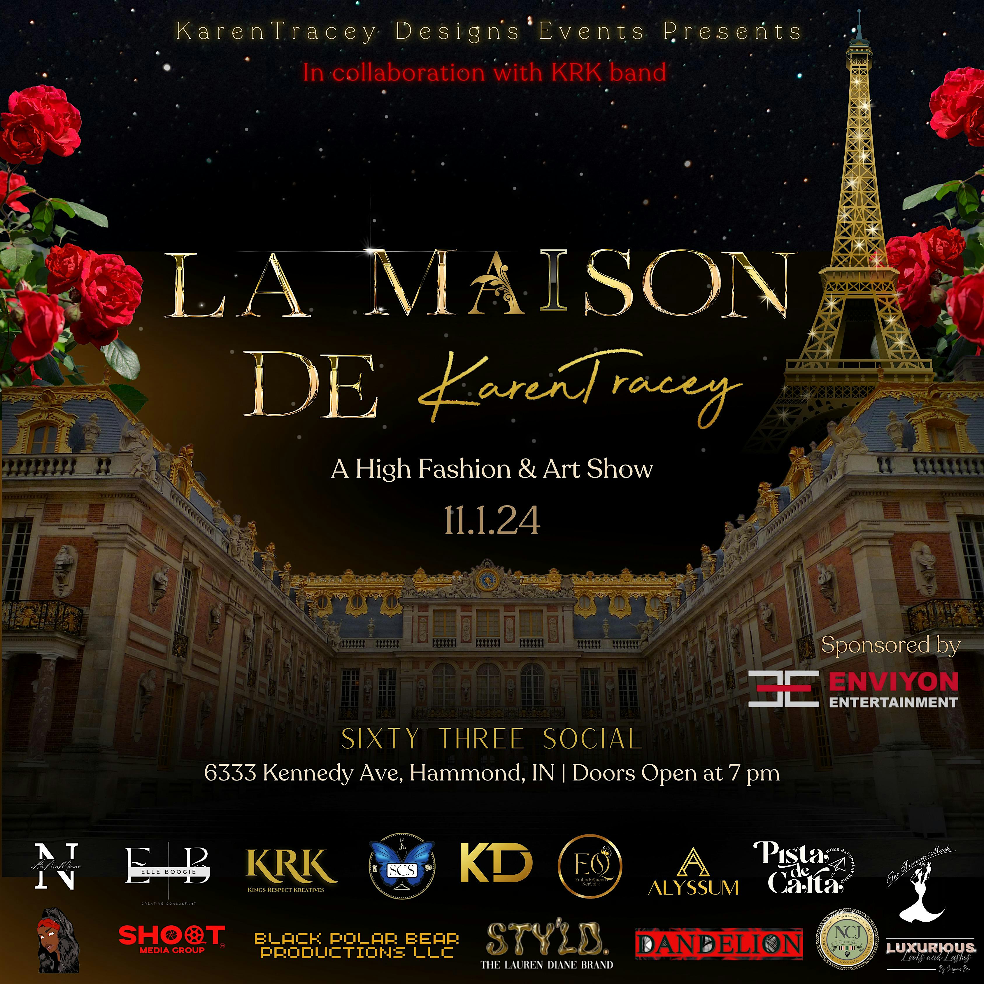 “La Maison De KarenTracey” High Fashion and Art Show – Hammond, IN