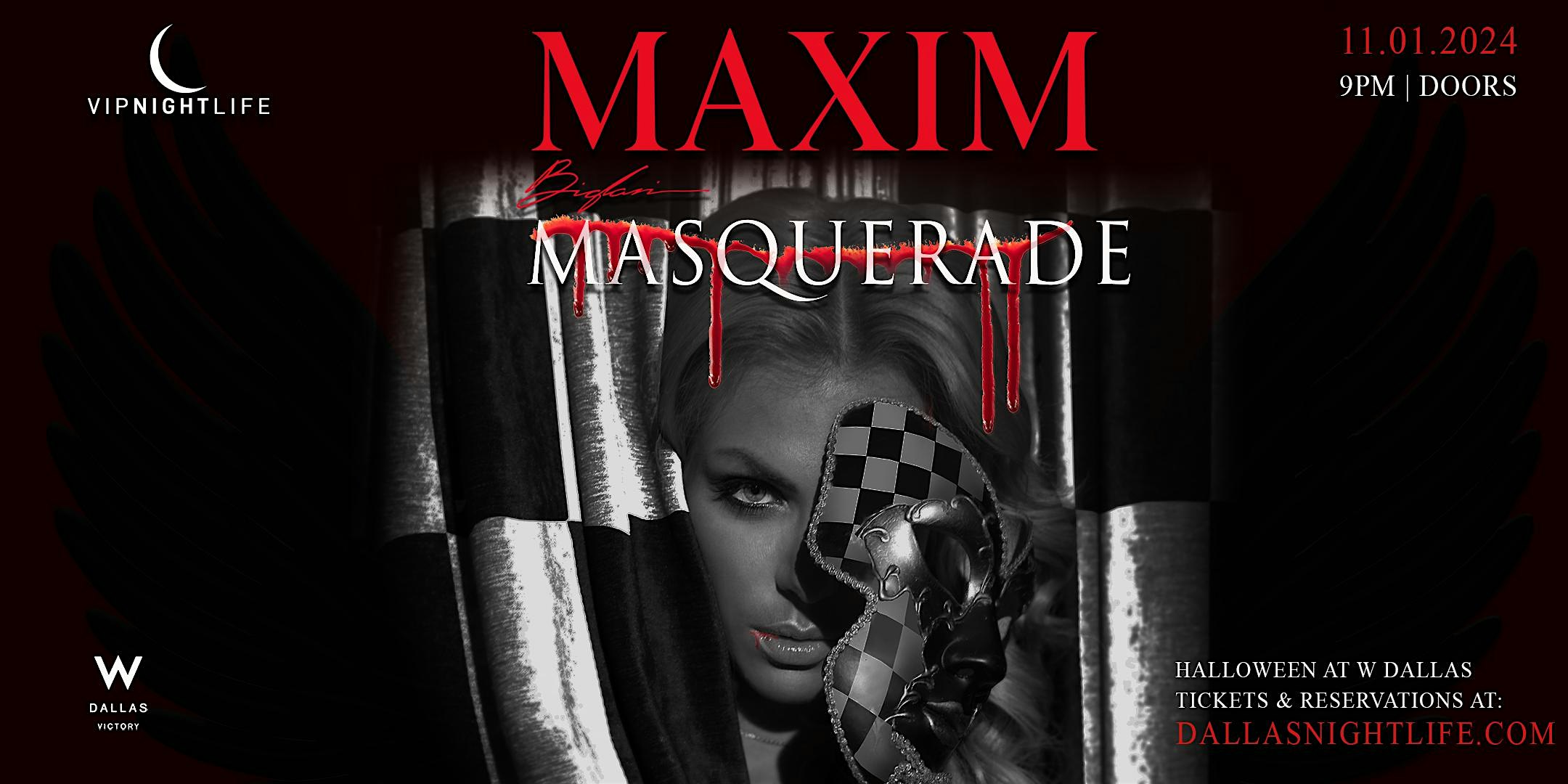 MAXIM Masquerade | W Dallas Rooftop Halloween Party – Dallas, TX