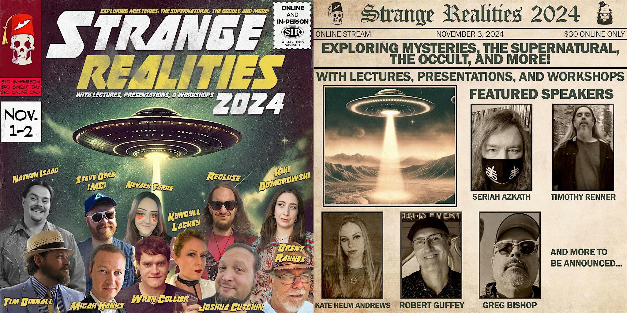 Strange Realities Conference 2024 – Nashville, TN