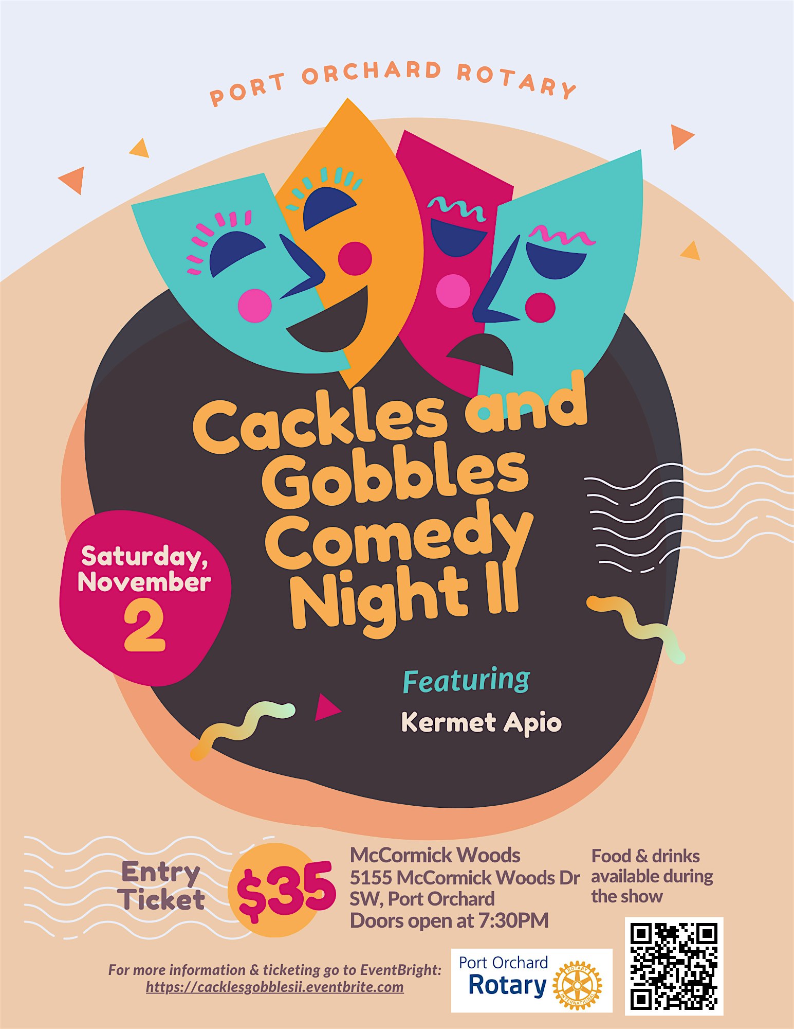 Cackles and Gobbles II Comedy Night – Port Orchard, WA