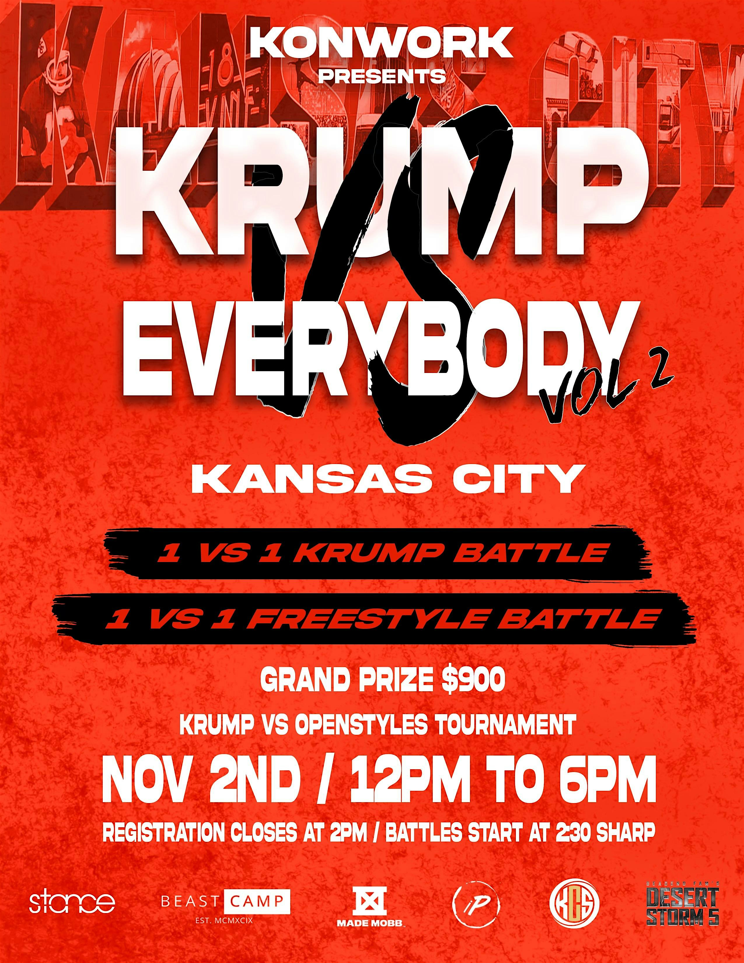 Krump Vs Everybody VOL 2 – Kansas City, MO