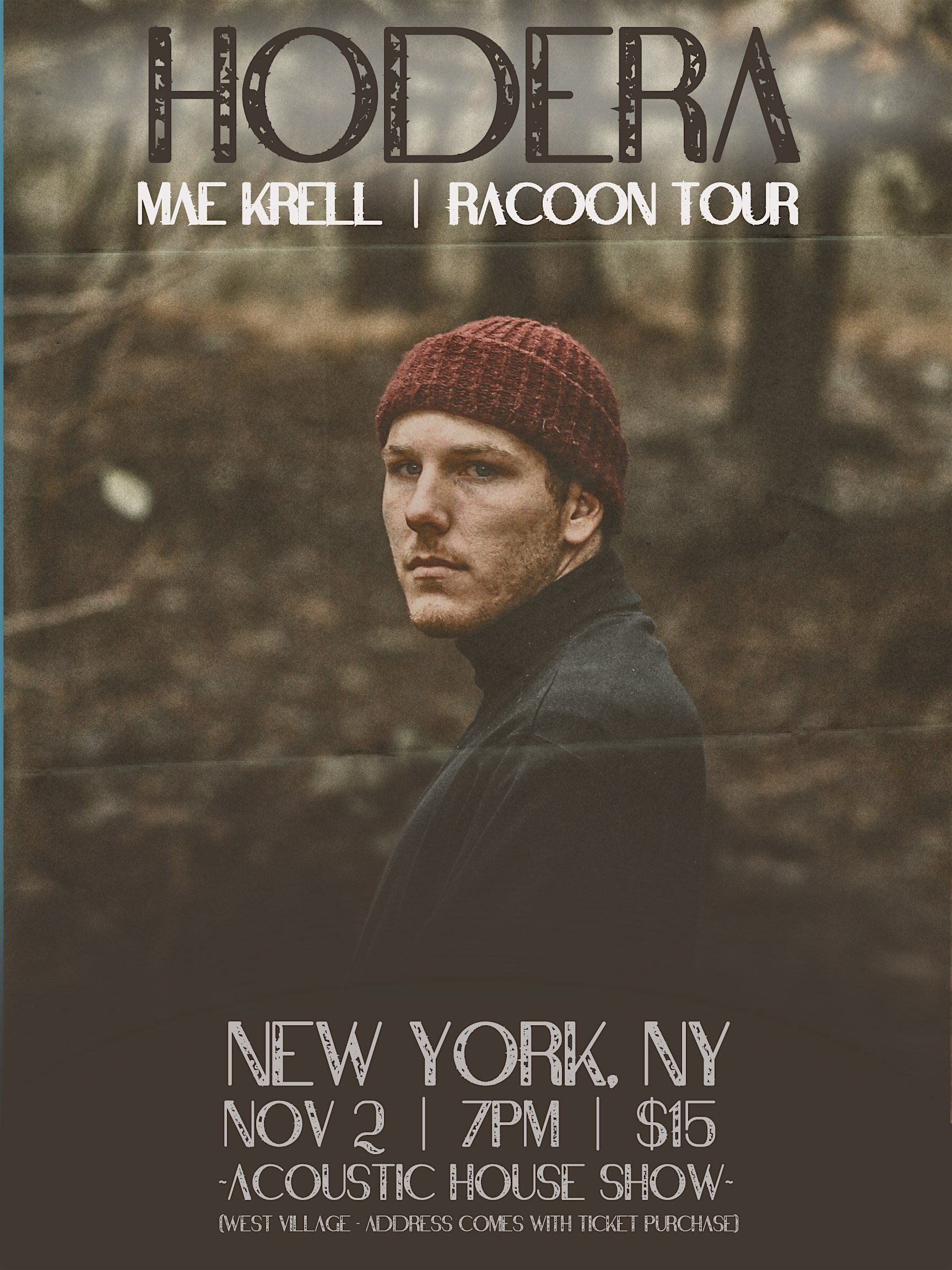 Hodera w/ Mae Krell & Racoon Tour – New York, NY