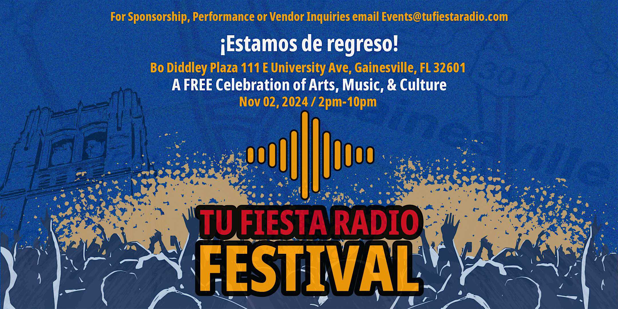 Tu Fiesta Radio Festival | Gainesville FL 2024 – Gainesville, FL