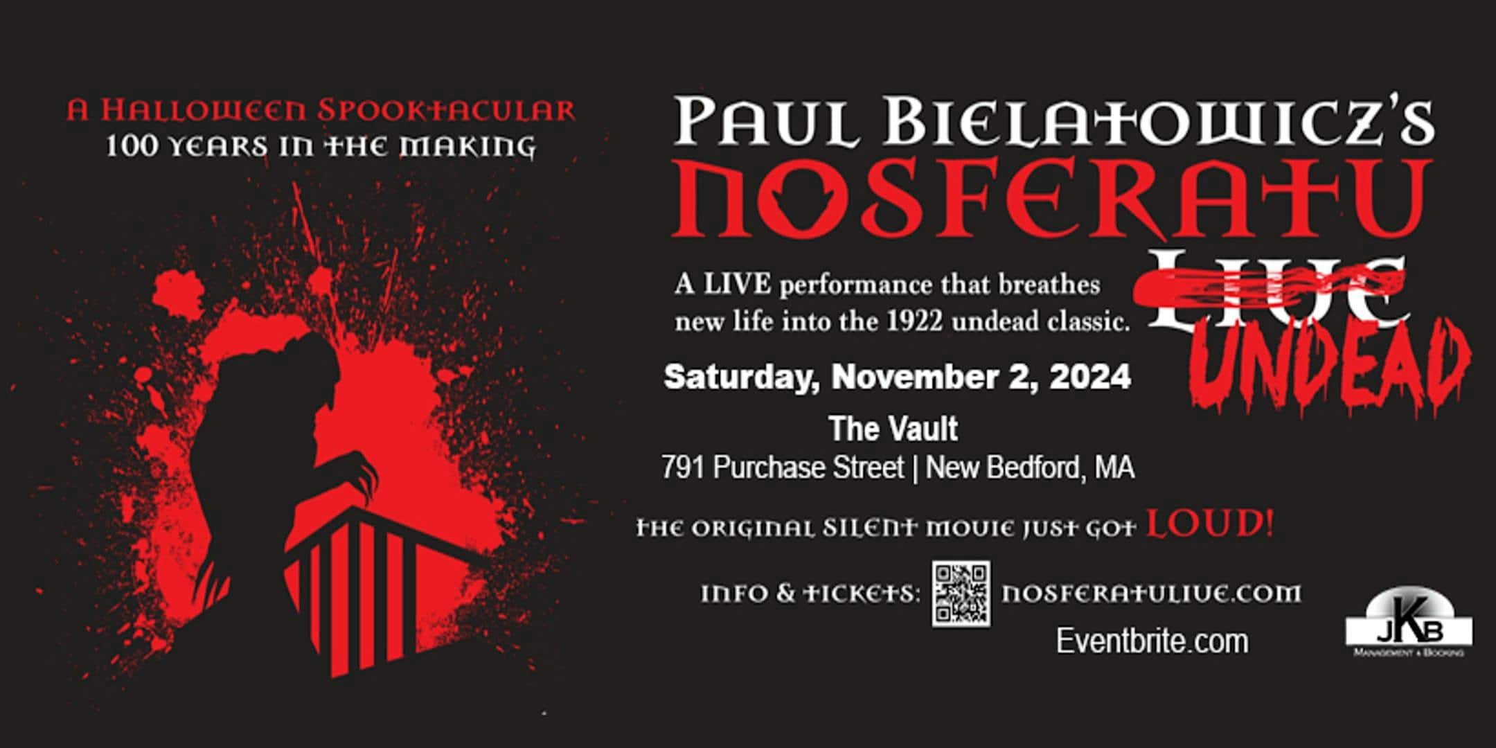 Paul Bielatowiczs Nosferatu Live! – New Bedford, MA