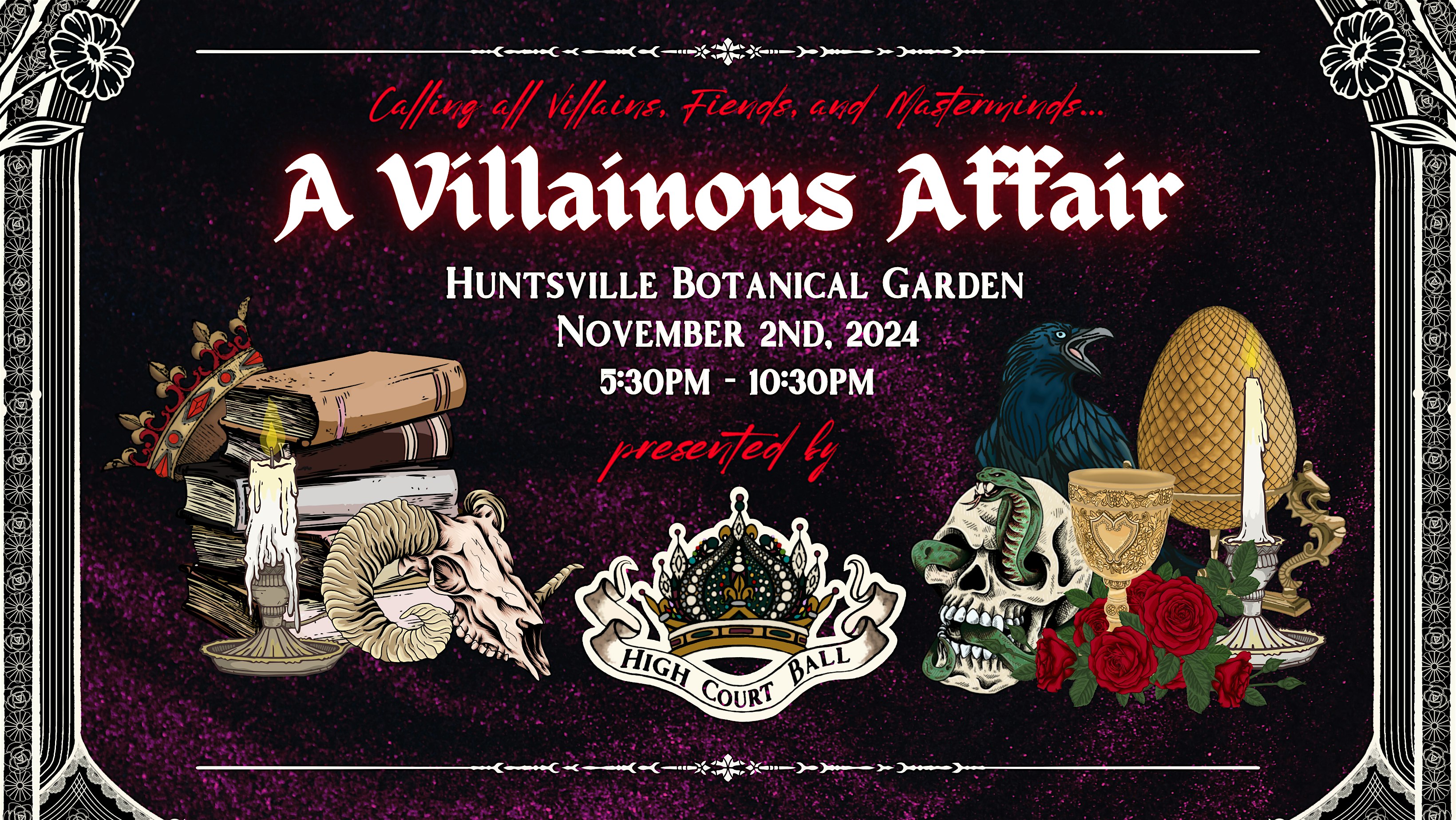 High Court Ball Presents: A Villainous Affair – Huntsville, AL