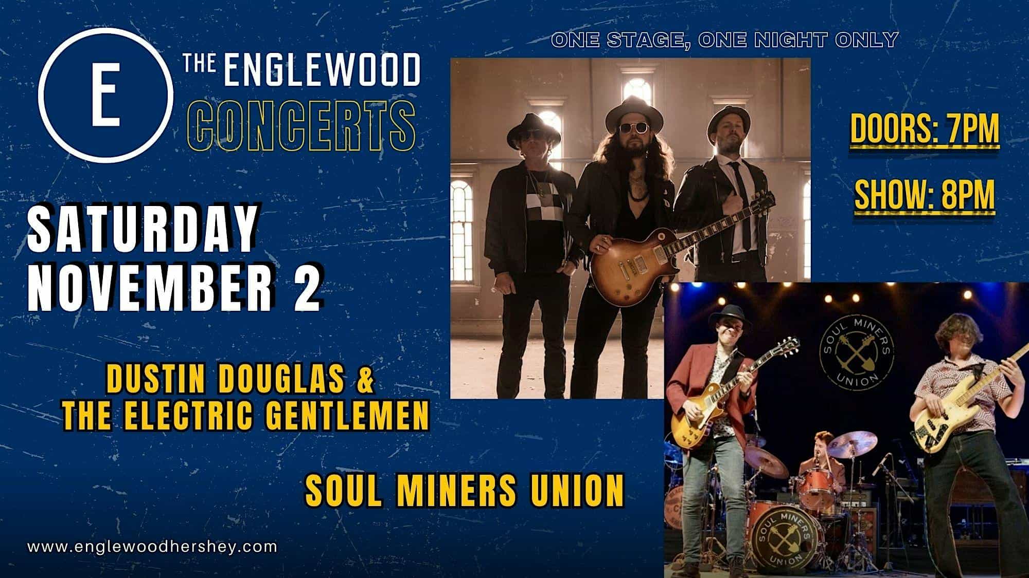 Dustin Douglas & The Electric Gentlemen — Soul Miners Union – Hershey, PA