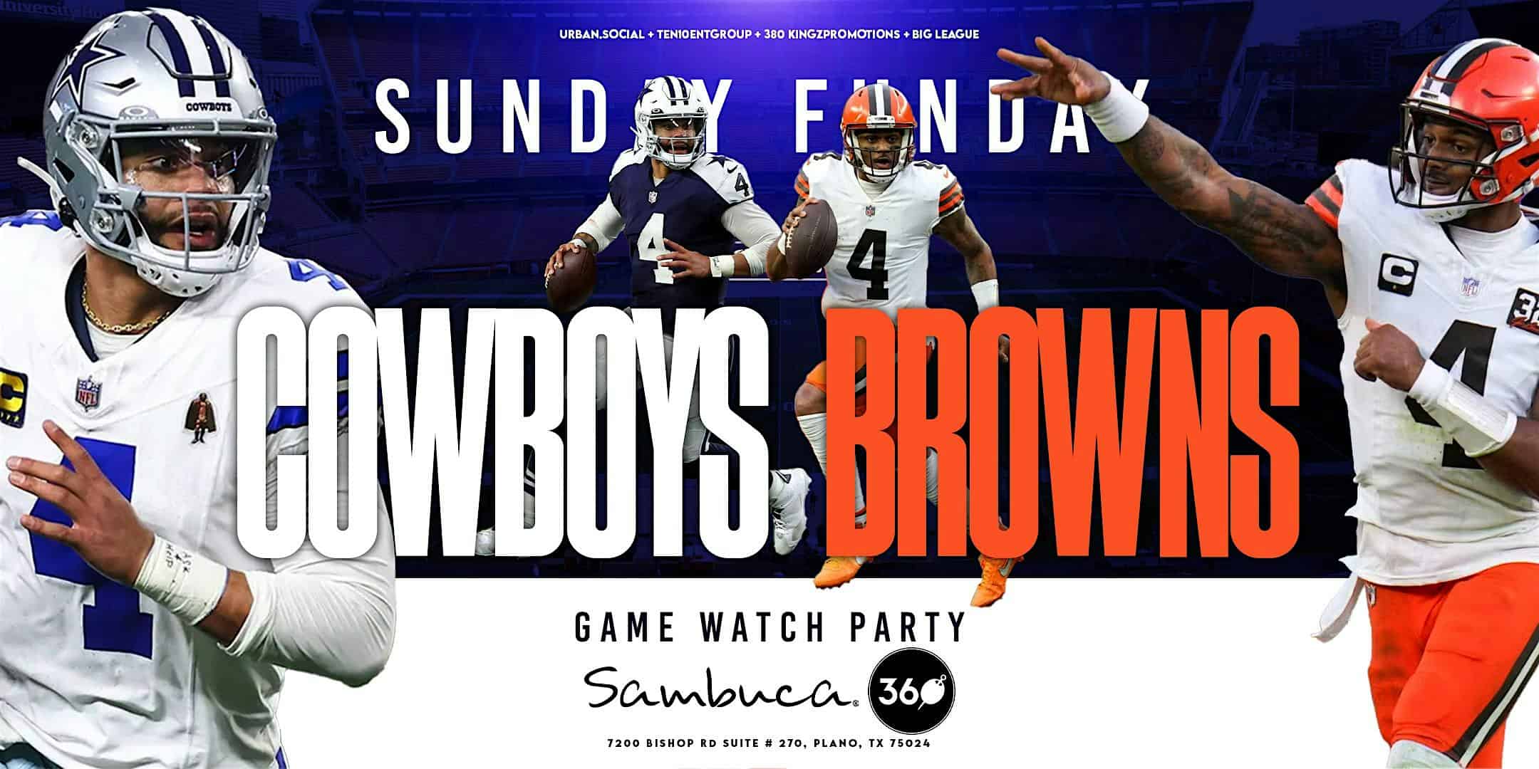 LEGACY SUNDAY FUNDAY REVERSE BRUNCH AND DAY PARTY @ SAMBUCA – Plano, TX