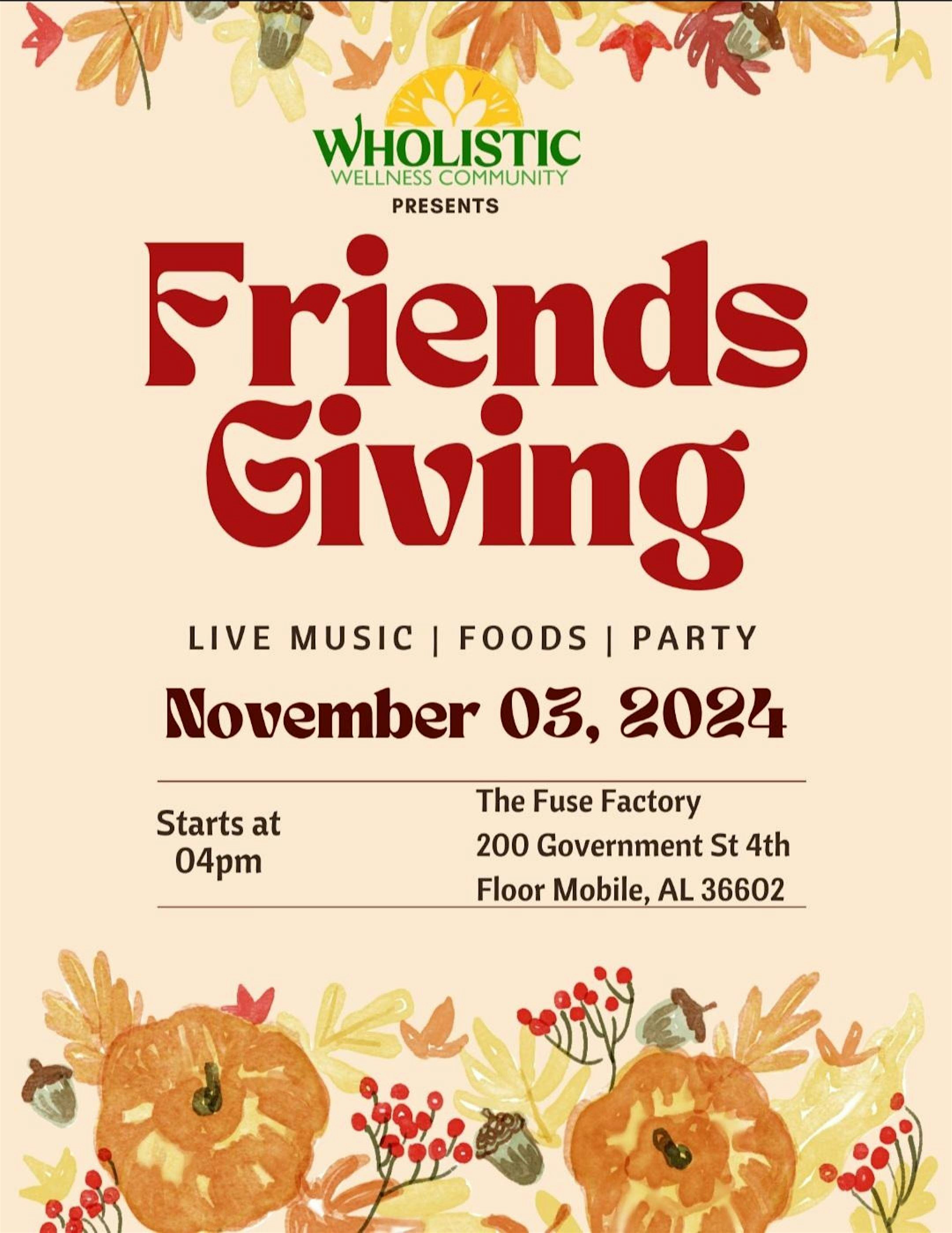 Vegan Friendsgiving Meet-Up & Potluck – Mobile, AL