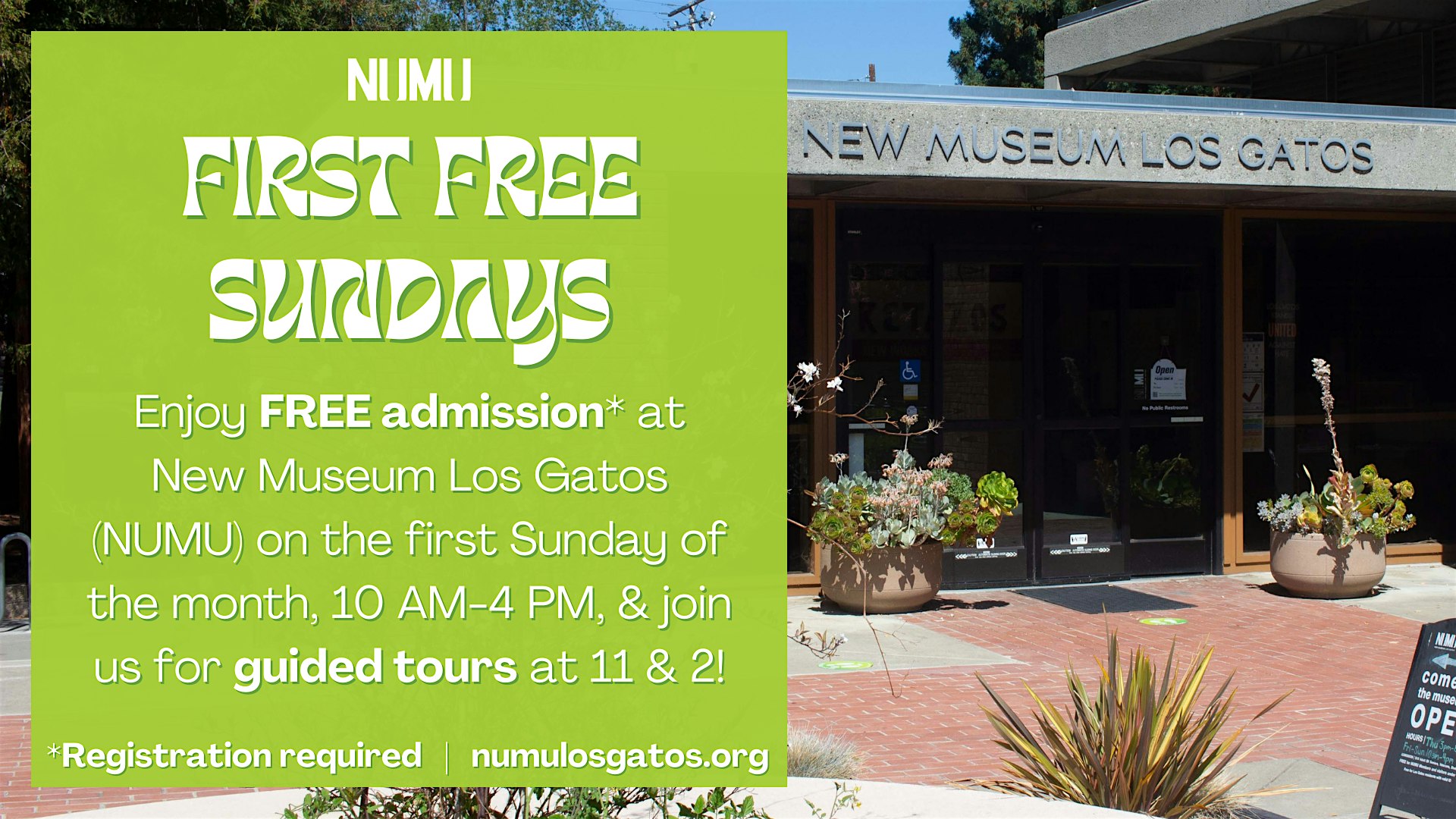 Free First Sunday at NUMU (November 2024) – Los Gatos, CA