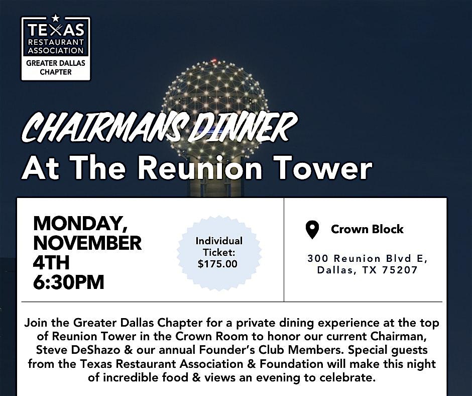 GDTRA Chairman’s Dinner – Dallas, TX