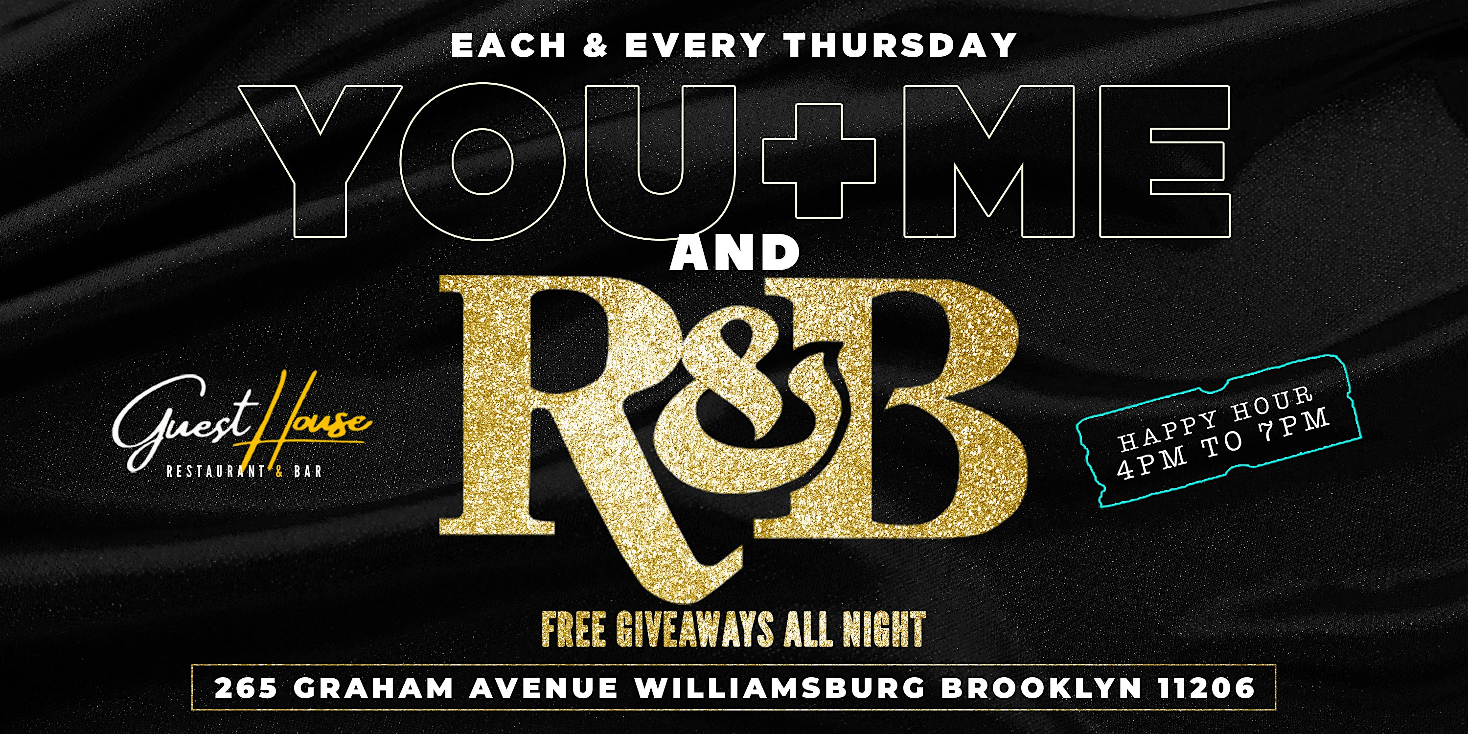 You + Me AND R&B – Brooklyn, NY